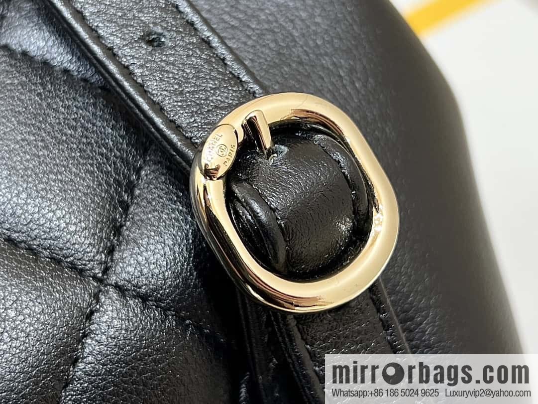 CHANEL classic ten thousand years duma small backpack AS2908 black