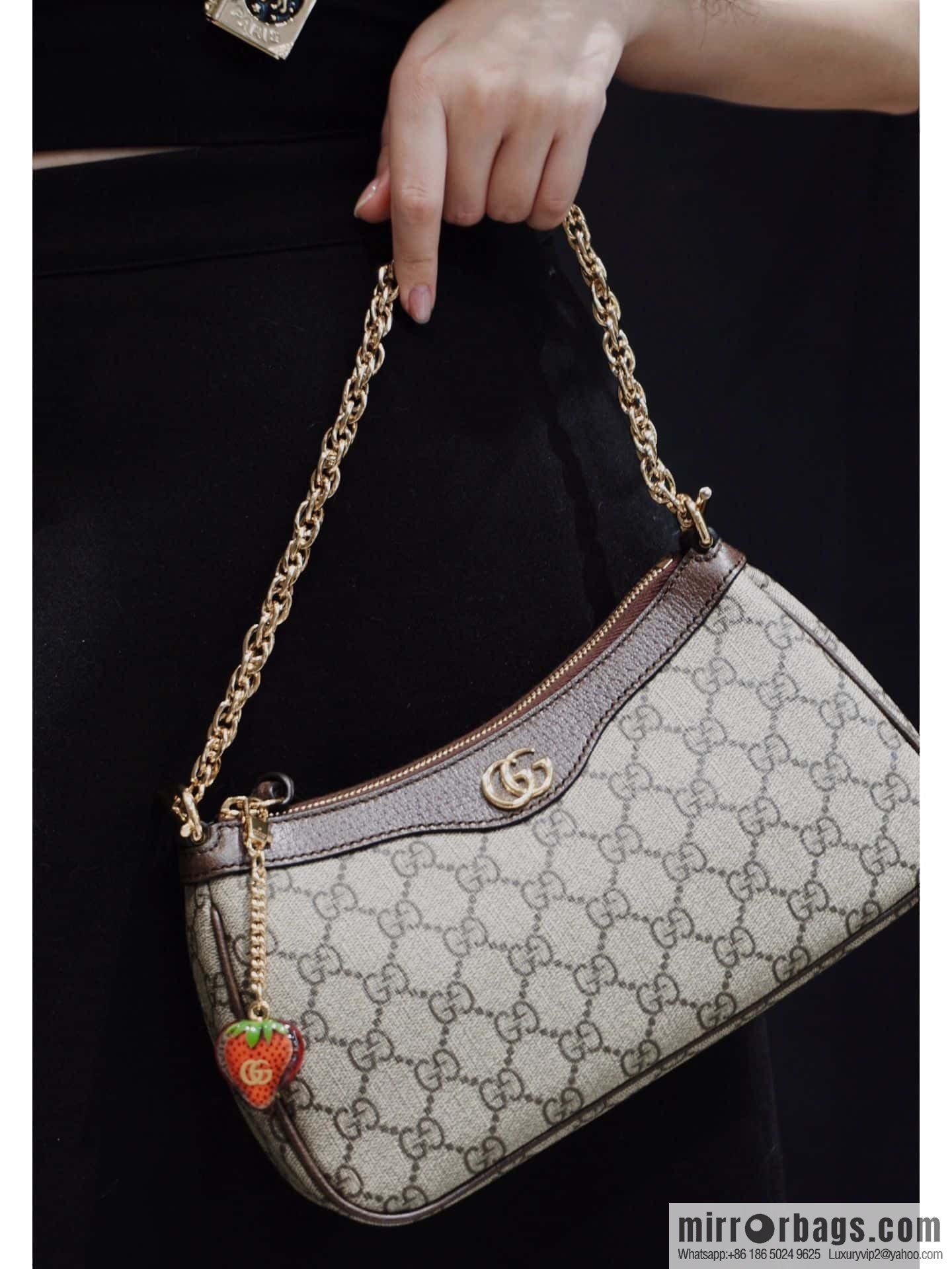 GUCCI ophidia strawberry chain bag 735132