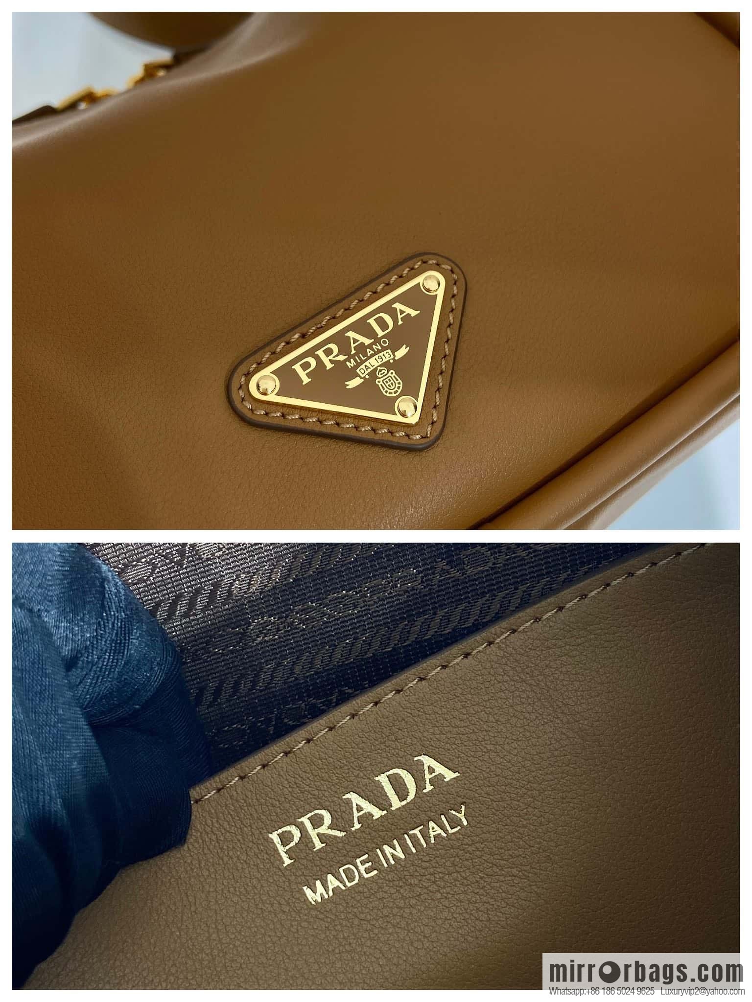 PRADA 🎉 new 🎉 1BA451 🎉🎉 brown