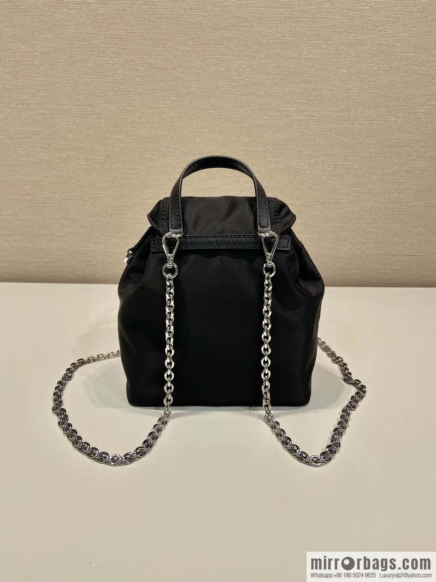 PRADA 🎉 mini backpack 🎉 1BH029 upgraded version 🎉🎉 black