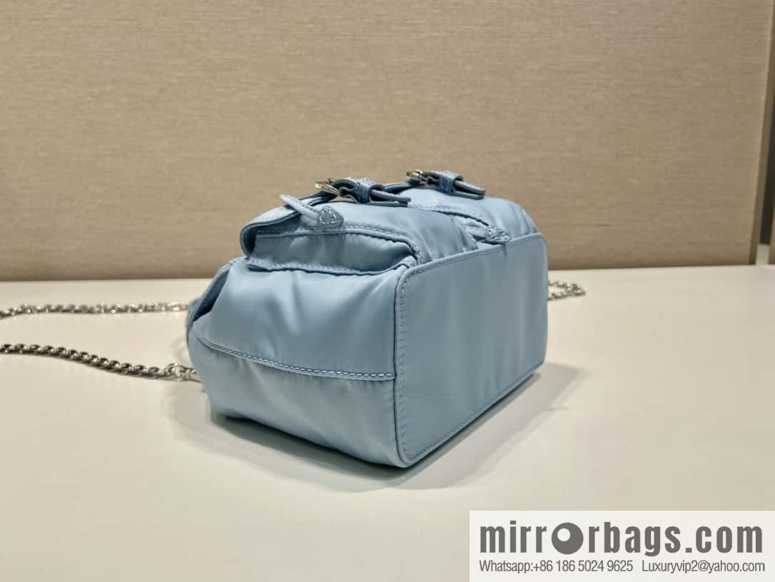 PRADA 🎉 mini backpack 🎉 1BH029 upgrade 🎉🎉 light blue
