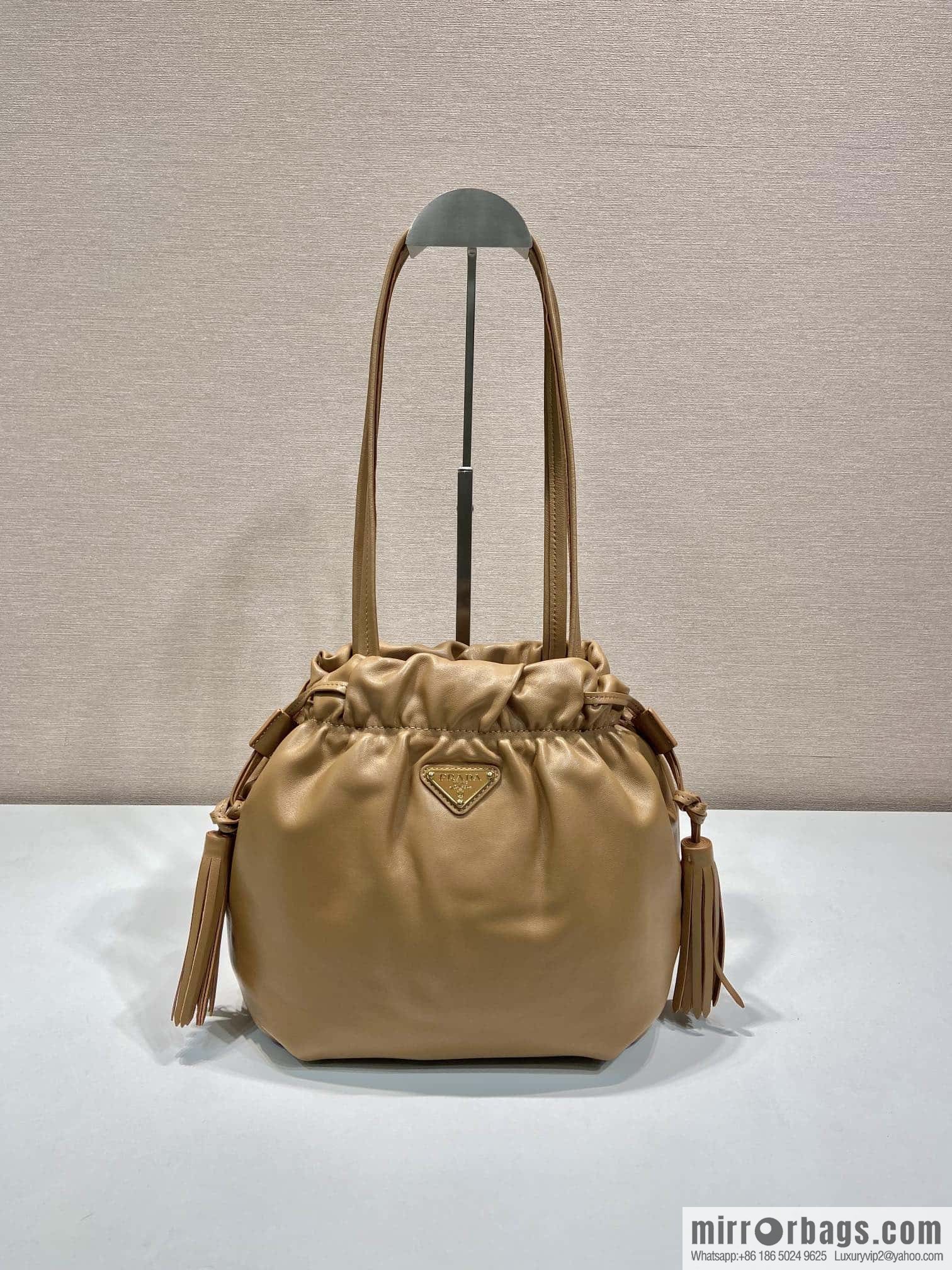 PRADA 🎉 new lucky bag 🎉 1BG541 small sheepskin 🎉🎉 brown
