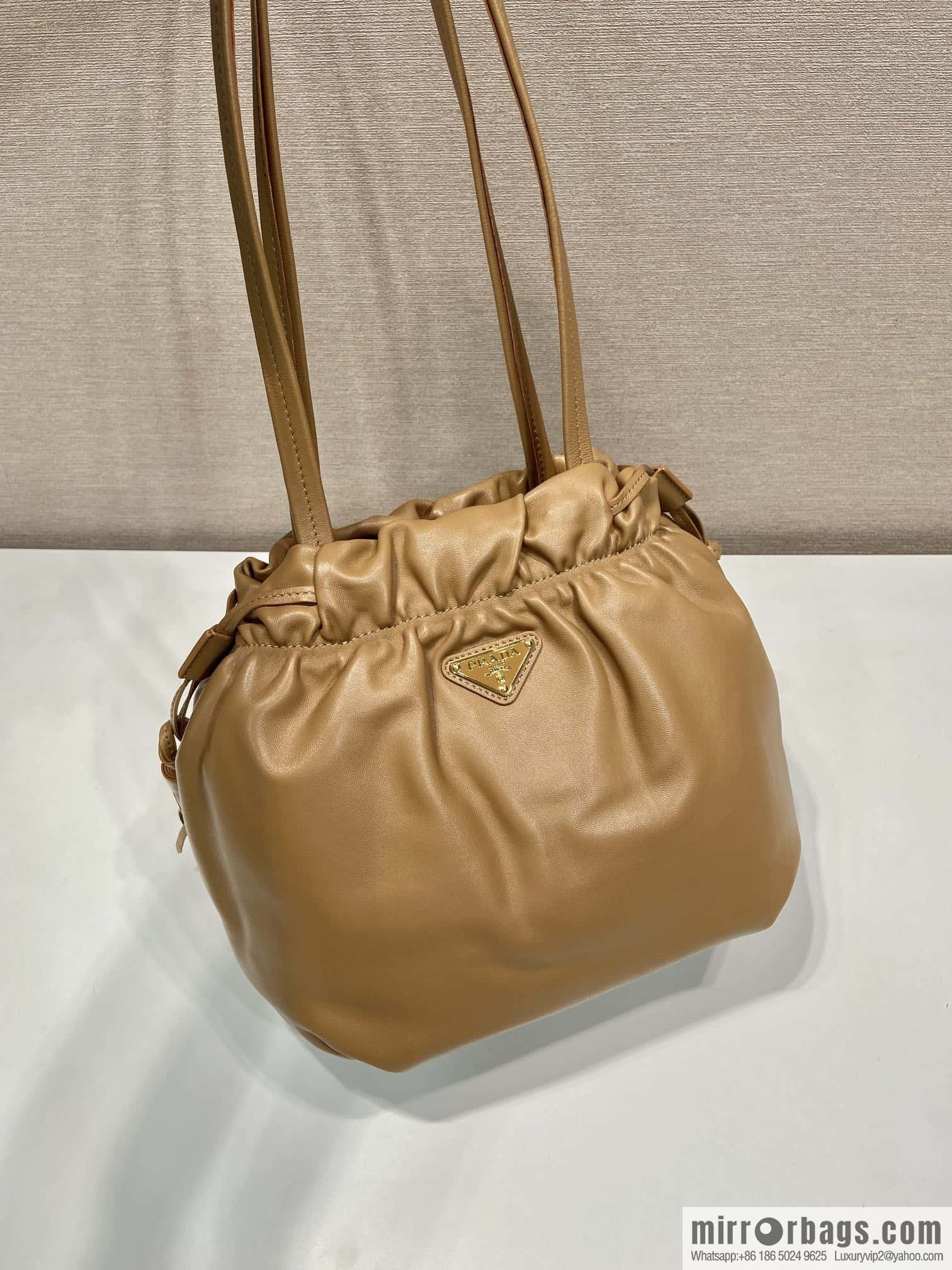 PRADA 🎉 new lucky bag 🎉 1BG541 small sheepskin 🎉🎉 brown