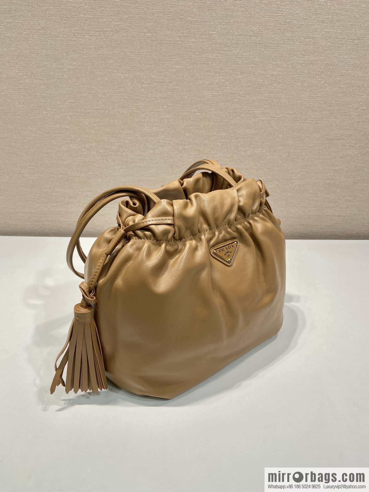 PRADA 🎉 new lucky bag 🎉 1BG541 small sheepskin 🎉🎉 brown