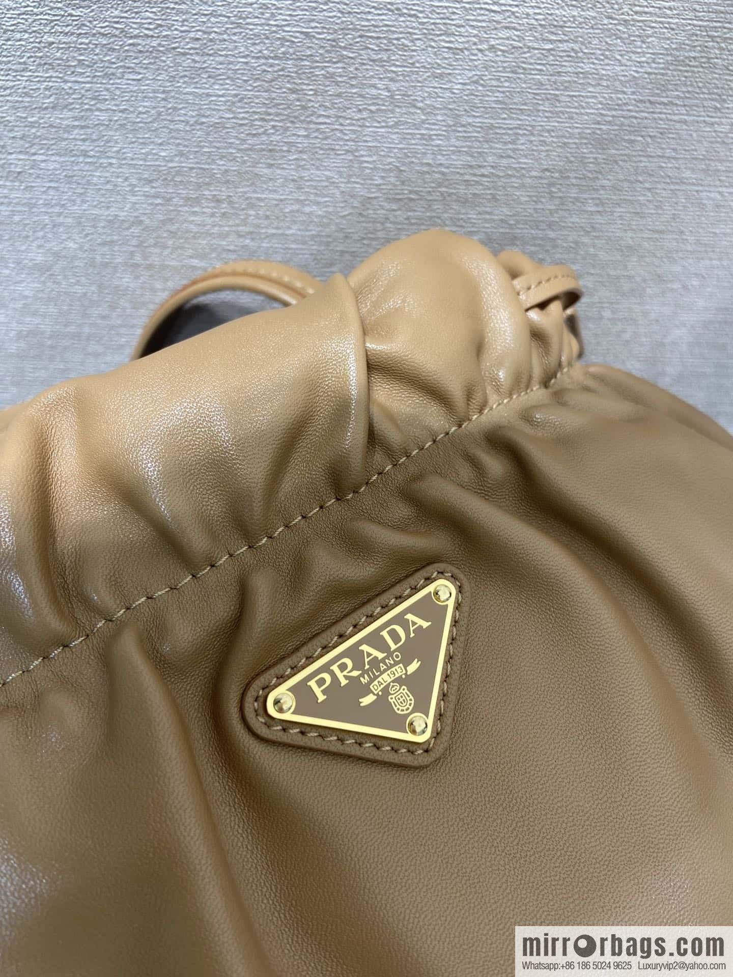 PRADA 🎉 new lucky bag 🎉 1BG541 small sheepskin 🎉🎉 brown