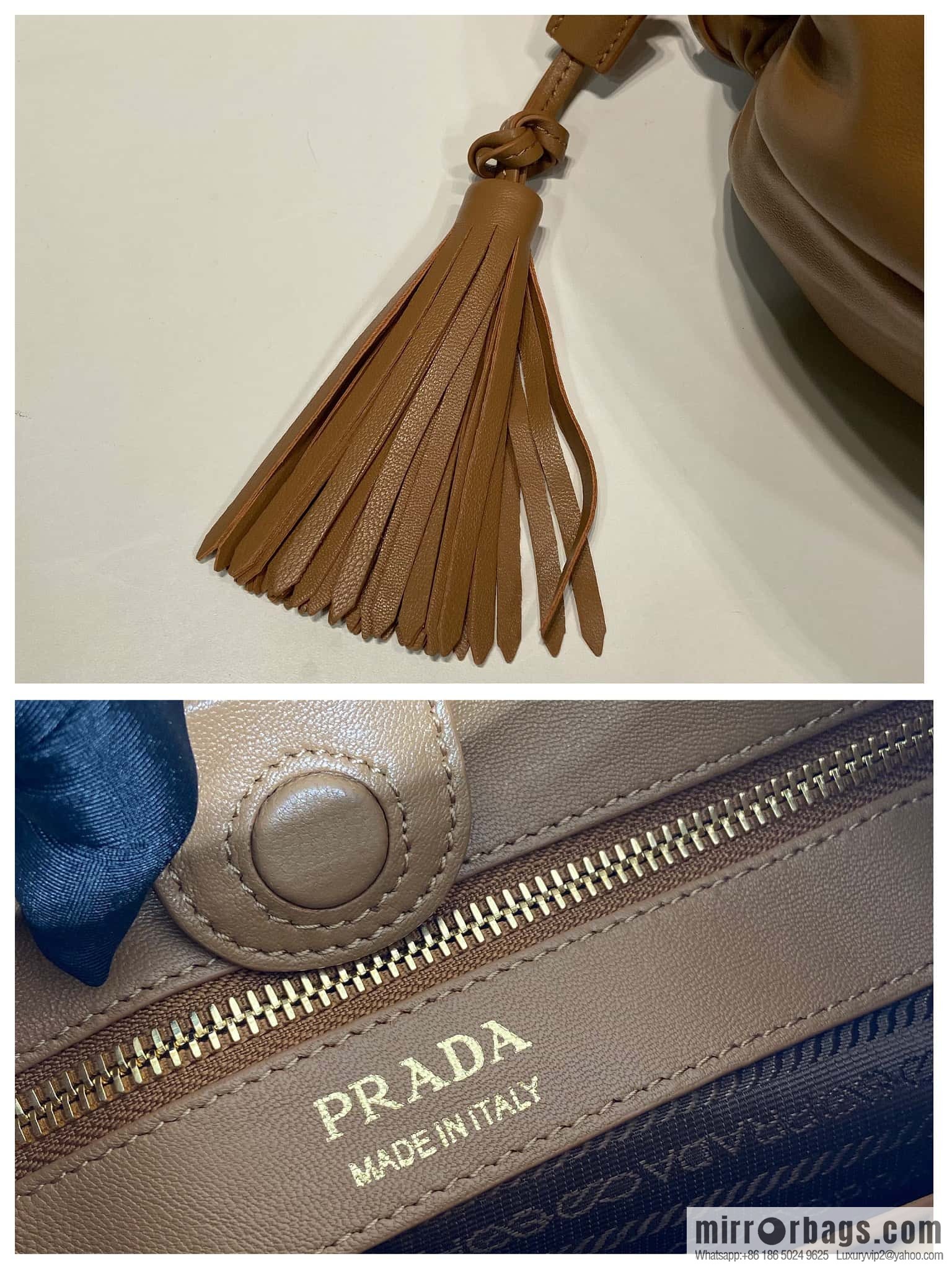 PRADA 🎉 new lucky bag 🎉 1BG541 small sheepskin 🎉🎉 brown