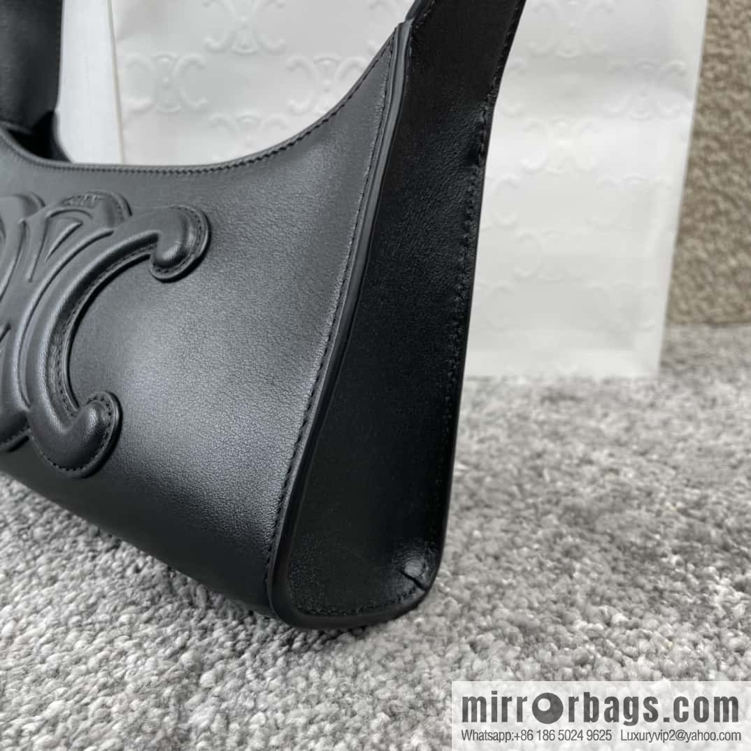 CELINE's new armpit bag series TRIOMPHE handbag 198153 black