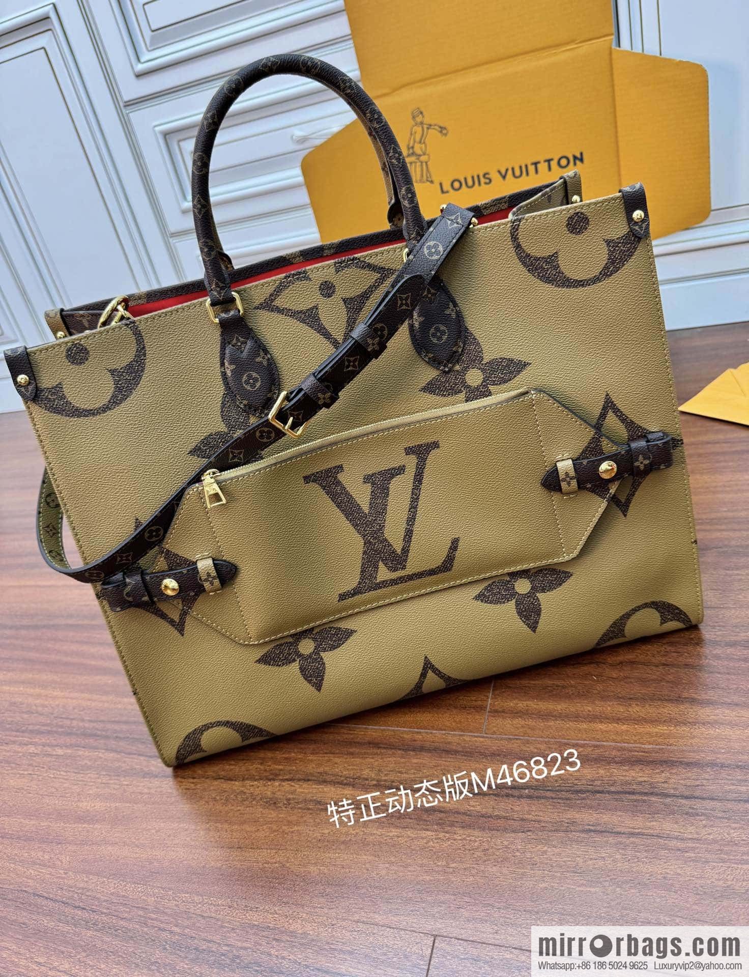 LV M46823 ONTHEGO VOYAGE BAG