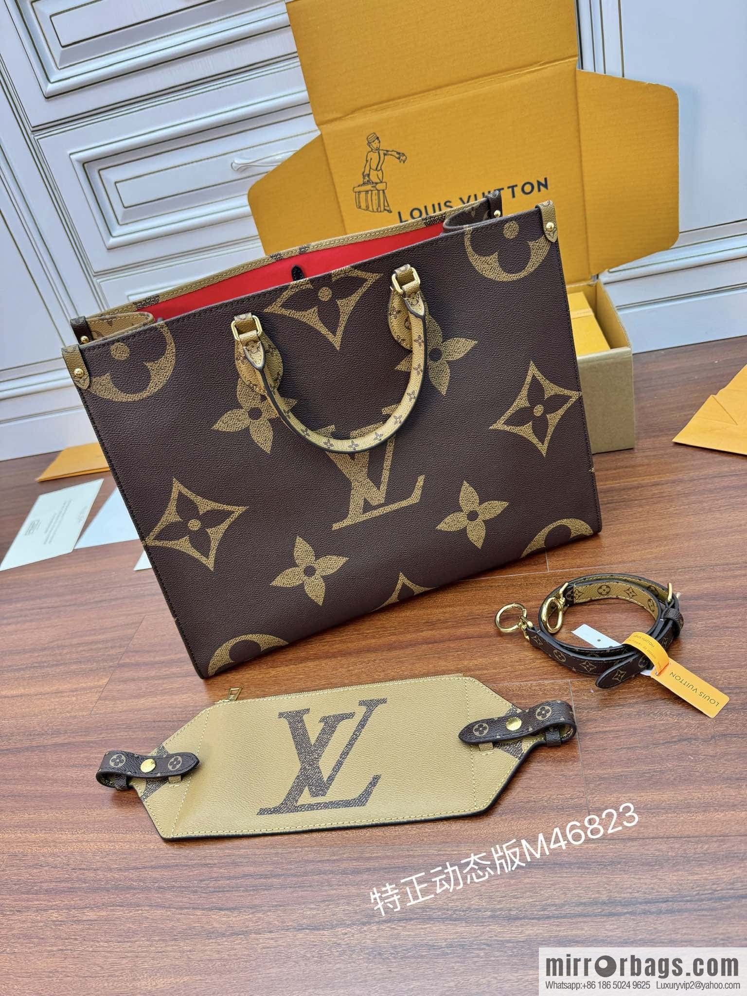 LV M46823 ONTHEGO VOYAGE BAG