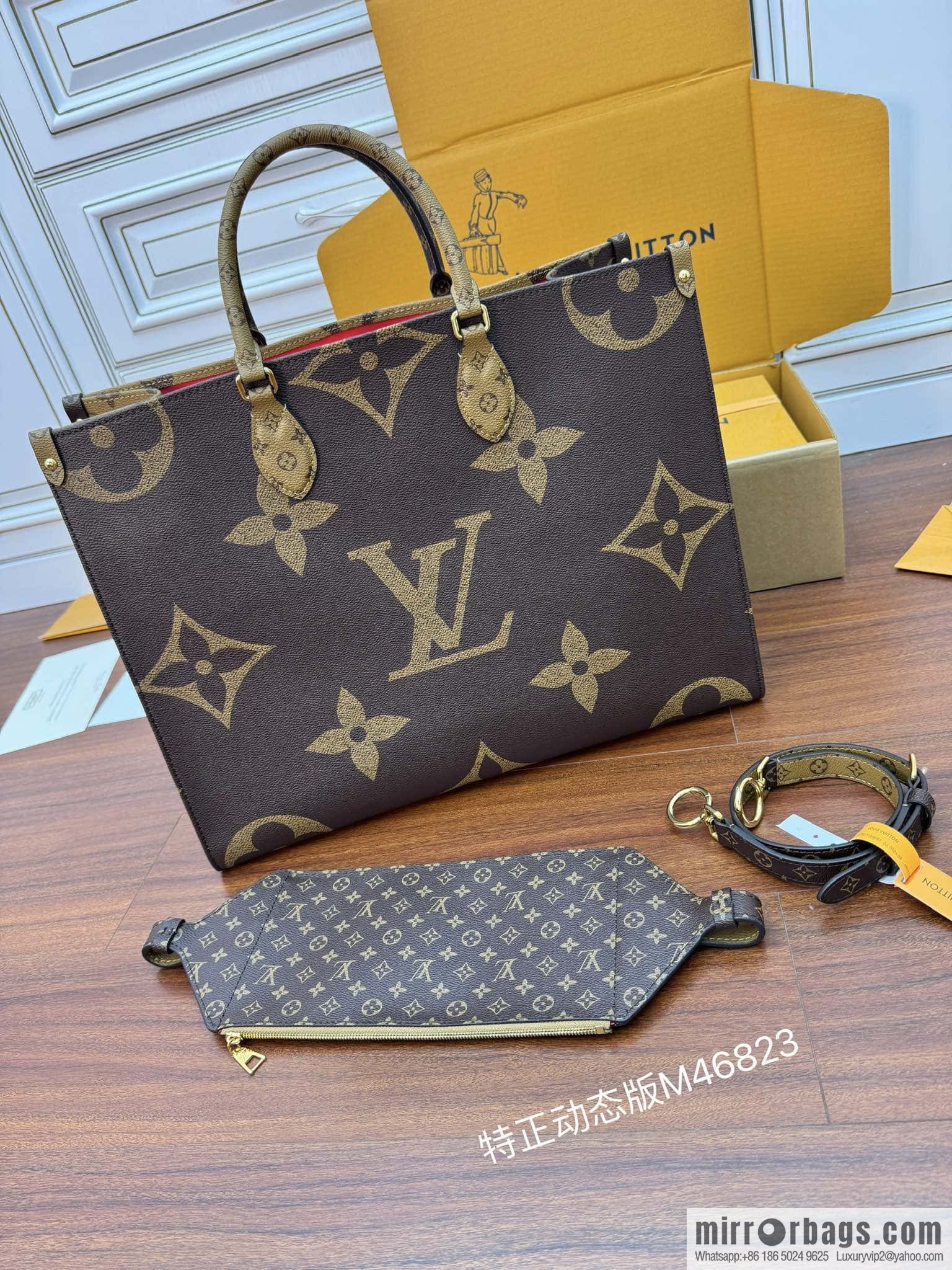 LV M46823 ONTHEGO VOYAGE BAG