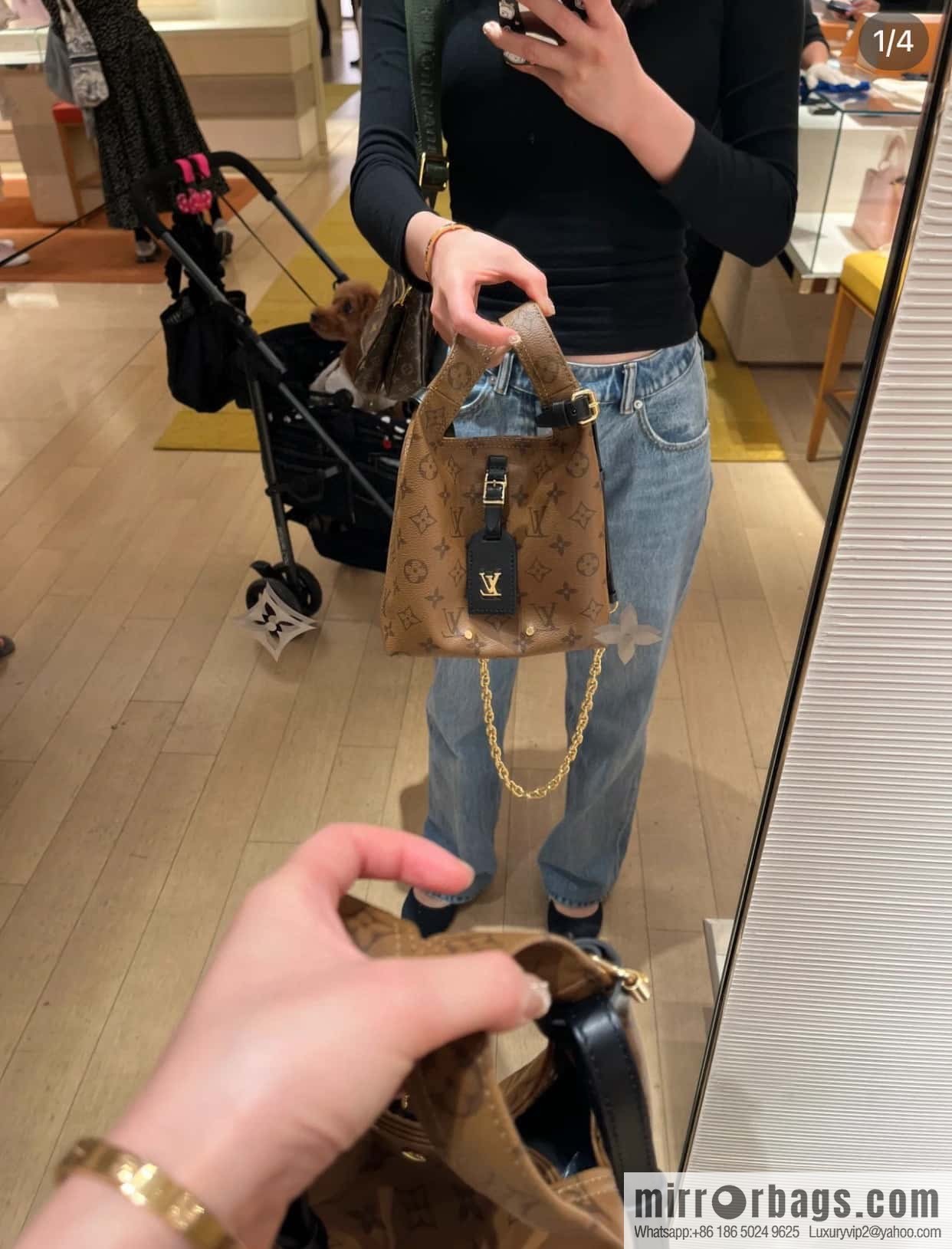 LV M46816 ATLANTIS BB handbag