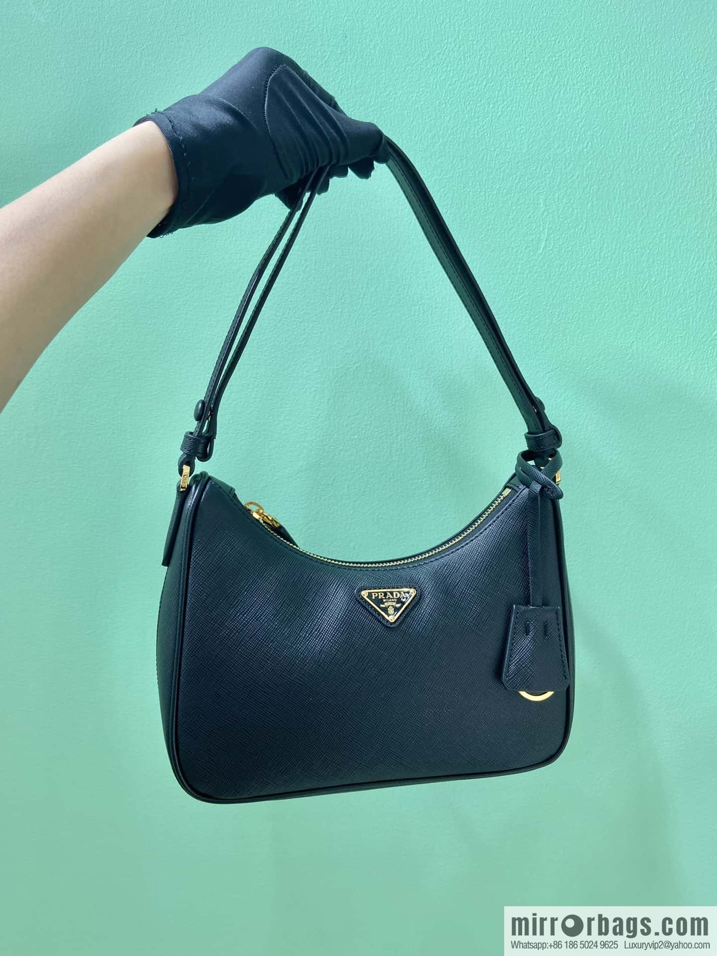 Prada 1BC204B Hand carry/armpit bag/crossbody bag