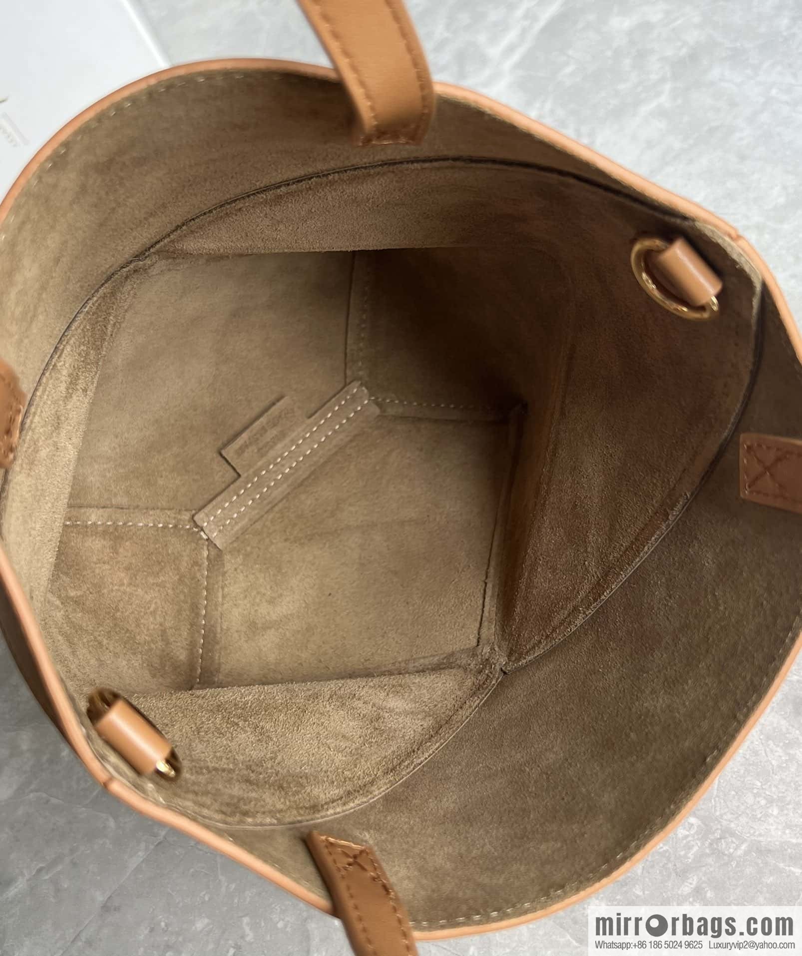 LOEWE puzzle folding series foldable tote bag 0695 brown