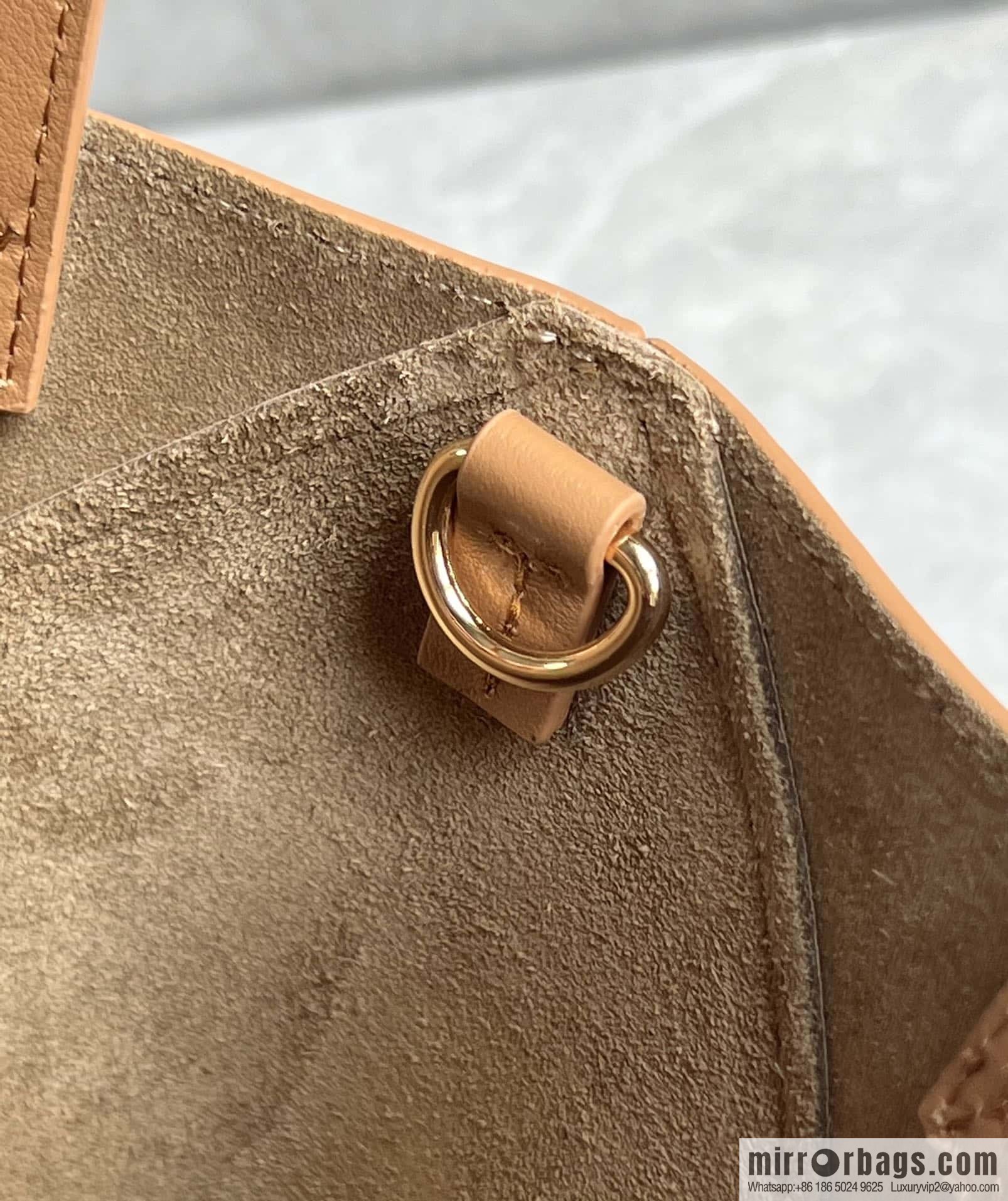 LOEWE puzzle folding series foldable tote bag 0695 brown