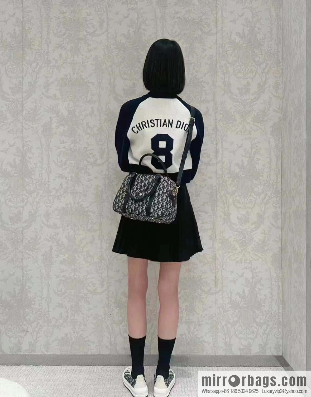 Dior D-Vibe Bowling Bag Large