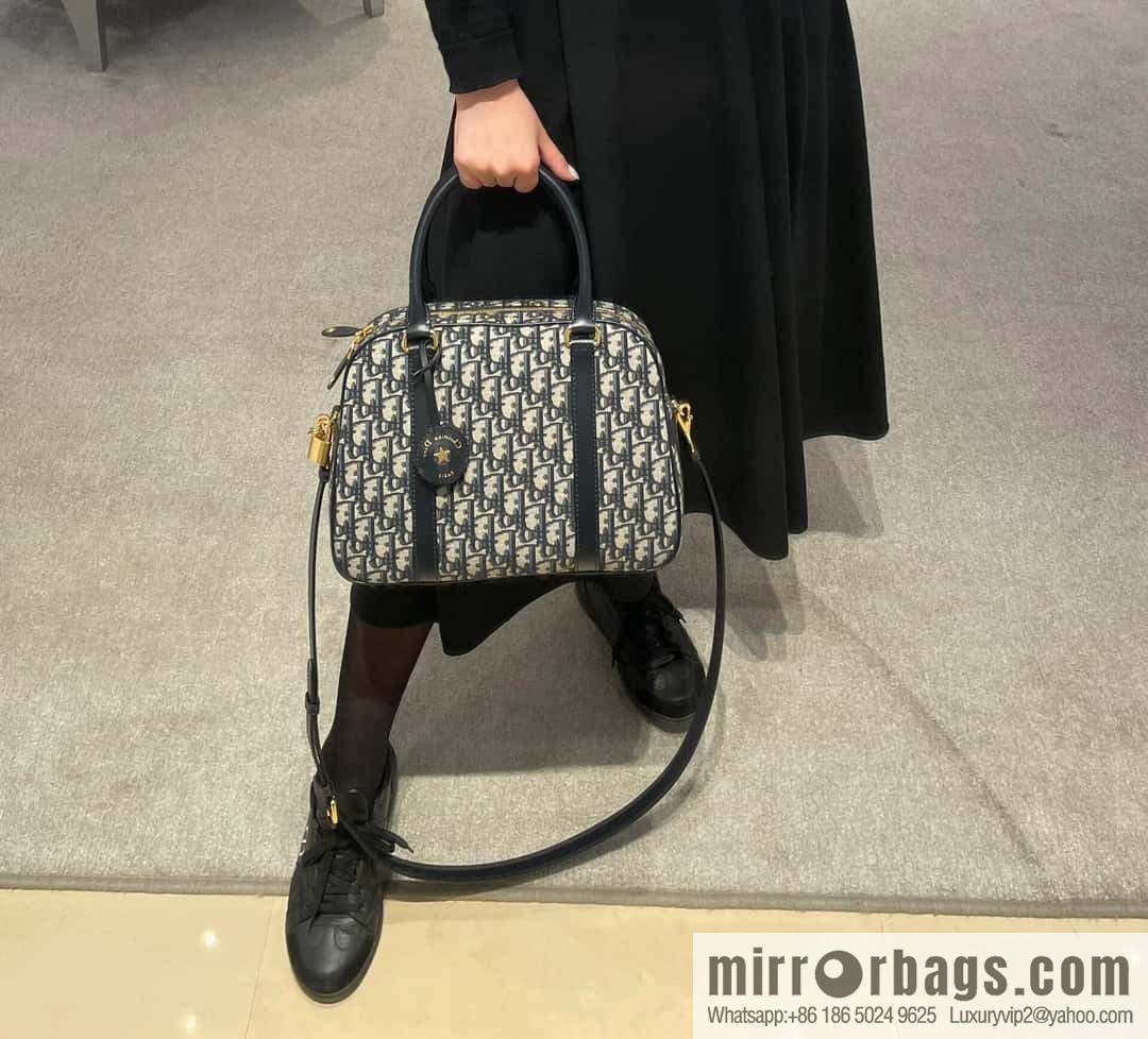 Dior D-Vibe Bowling Bag Large