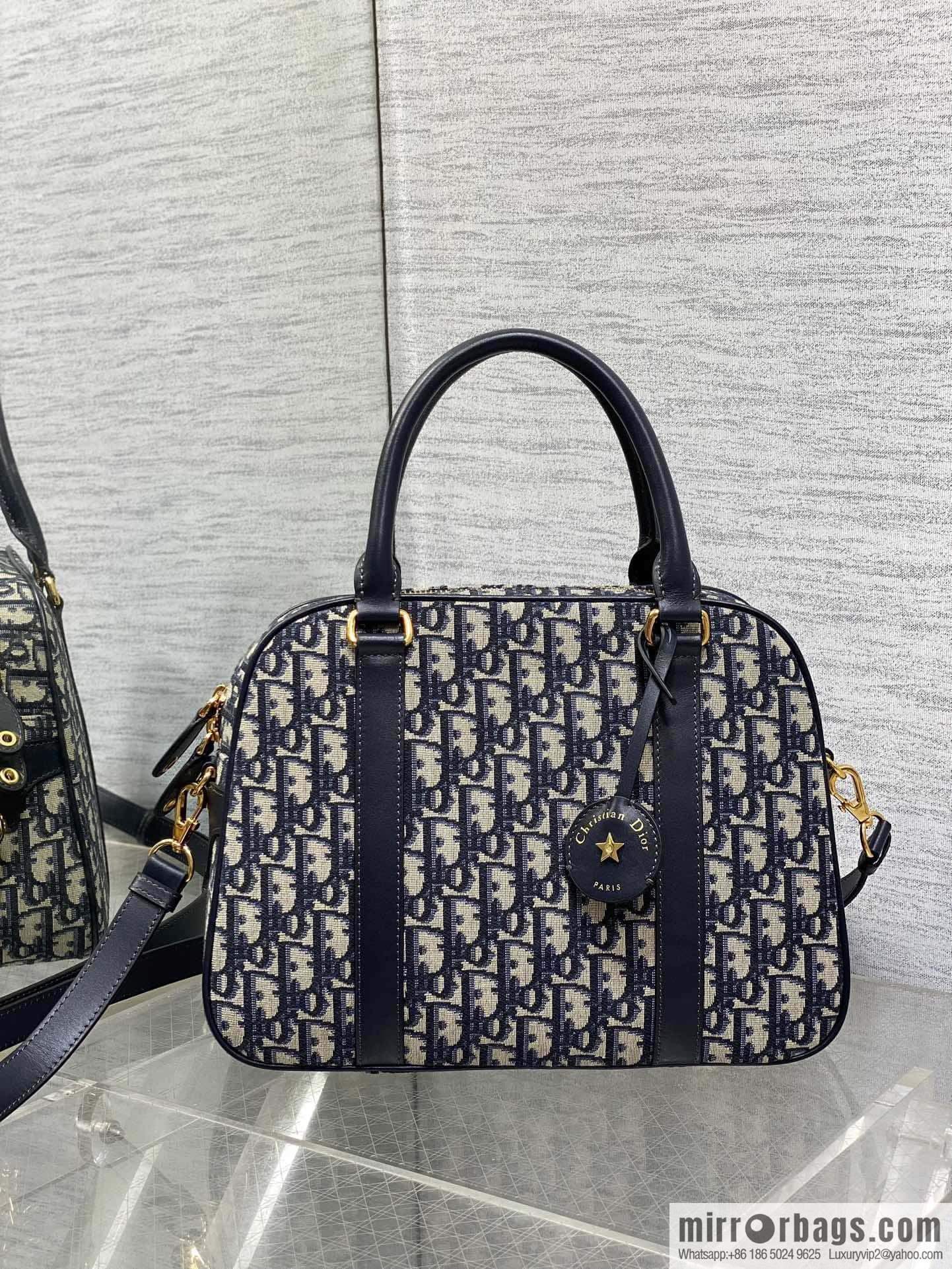 Dior D-Vibe Bowling Bag Large