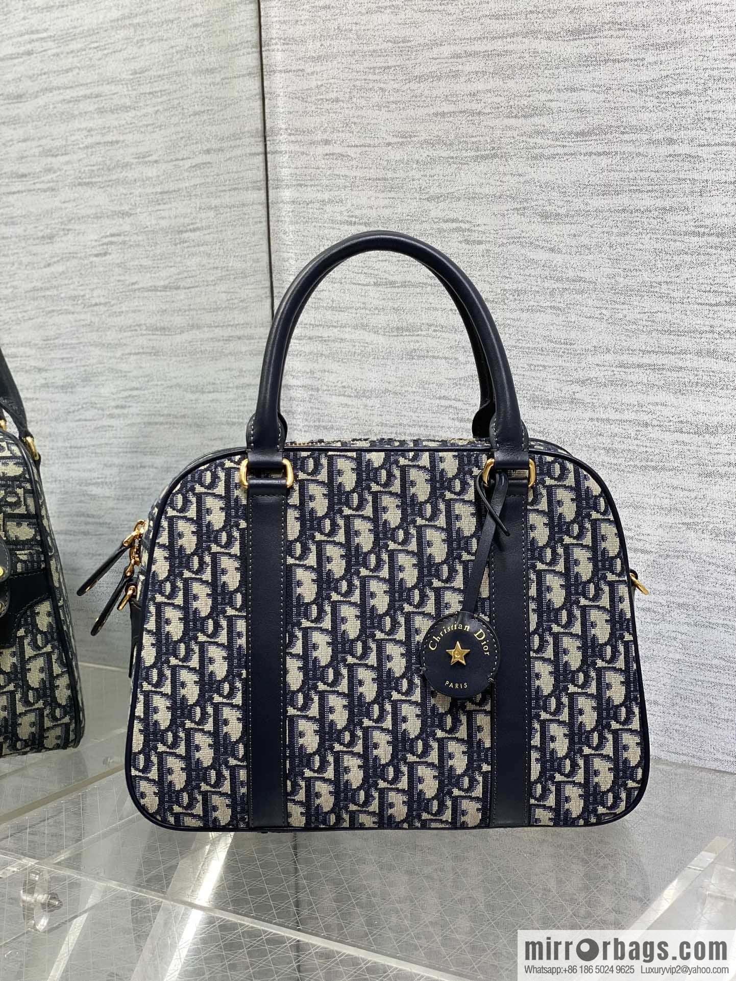 Dior D-Vibe Bowling Bag Large