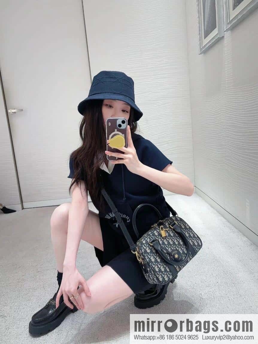 Dior D-Vibe Bowling Bag Medium
