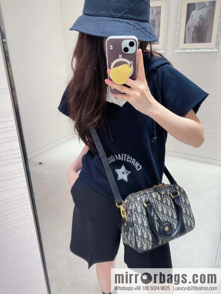 Dior D-Vibe Bowling Bag Medium