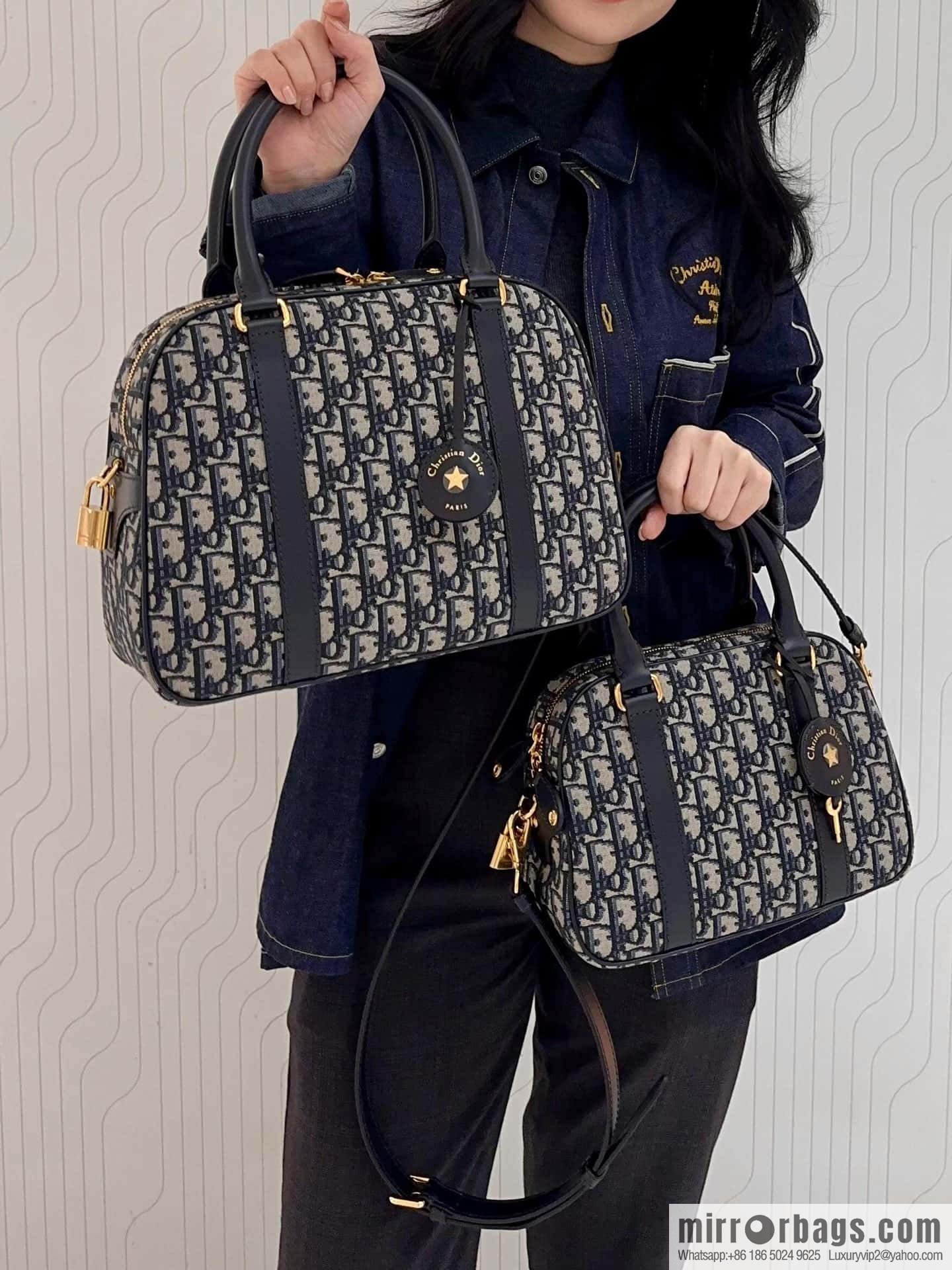 Dior D-Vibe Bowling Bag Medium