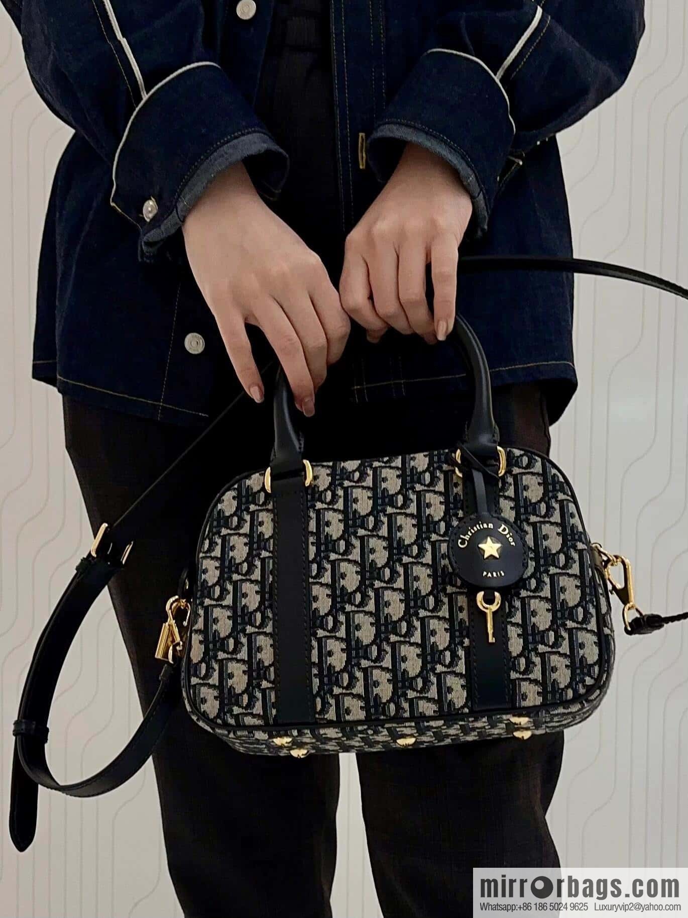 Dior D-Vibe Bowling Bag Medium