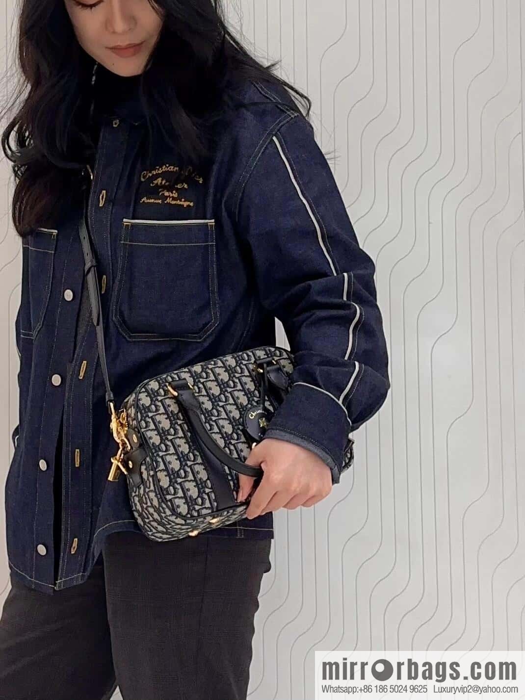 Dior D-Vibe Bowling Bag Medium