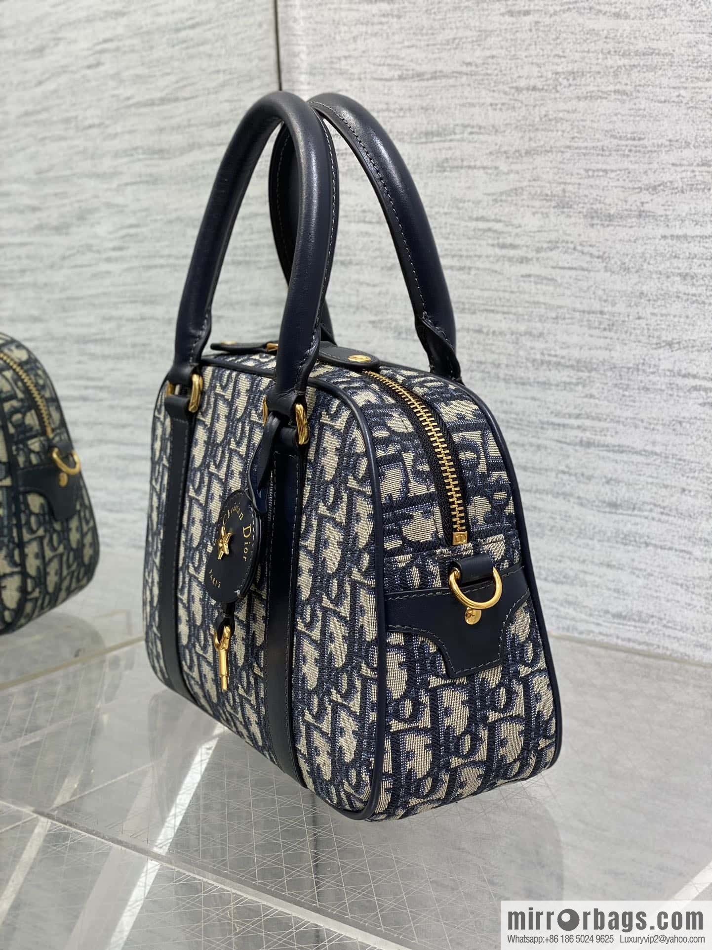 Dior D-Vibe Bowling Bag Medium