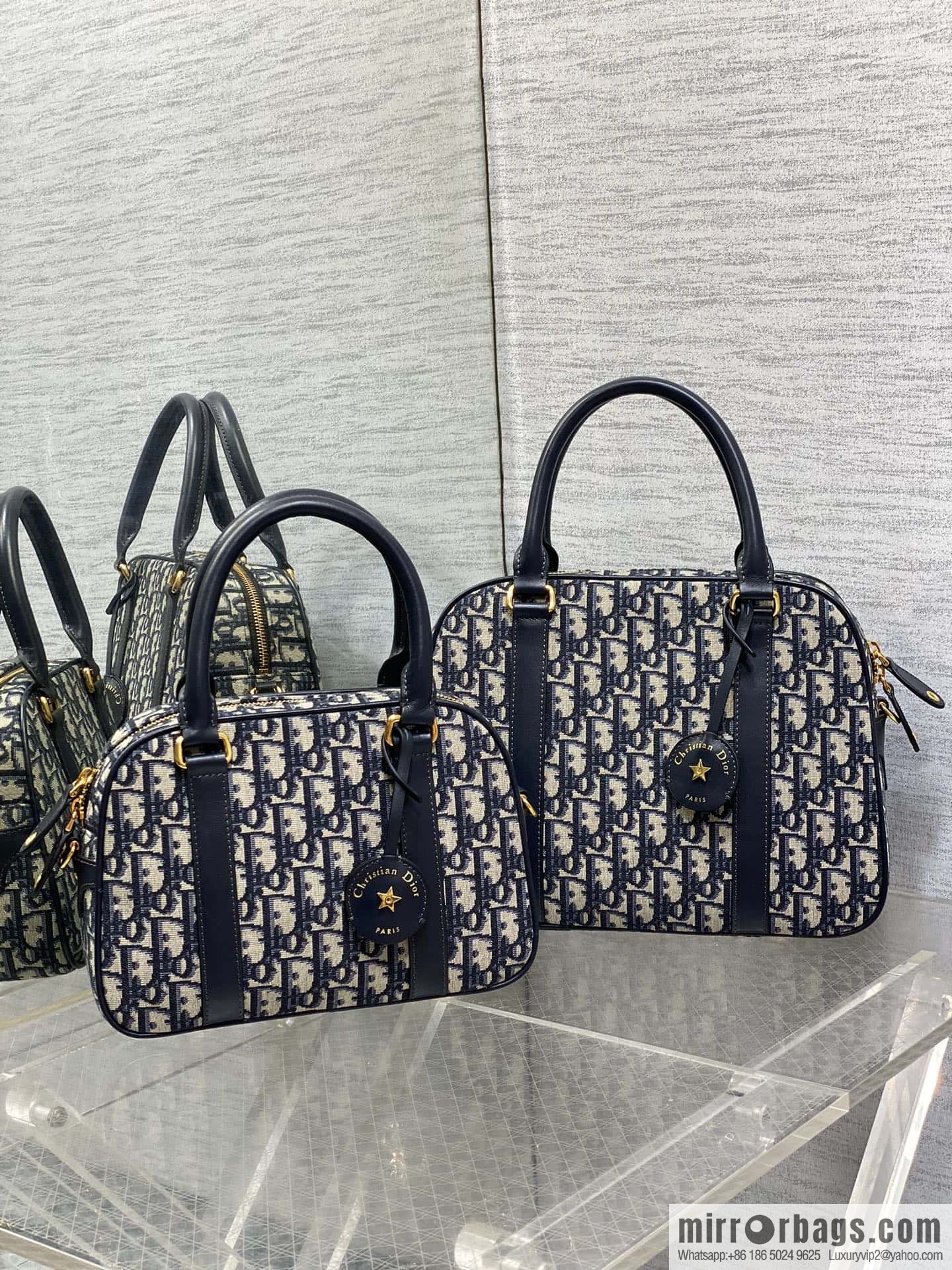 Dior D-Vibe Bowling Bag Medium