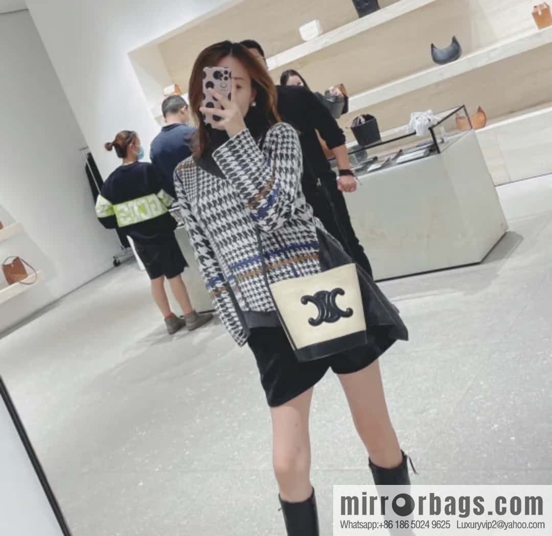 Celine CUIR TRIOMPHE small bucket bag 198242