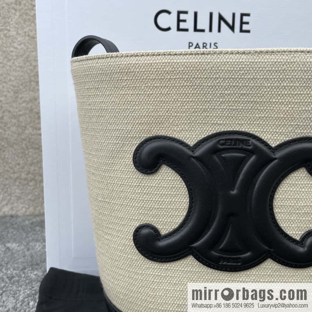 Celine CUIR TRIOMPHE small bucket bag 198242