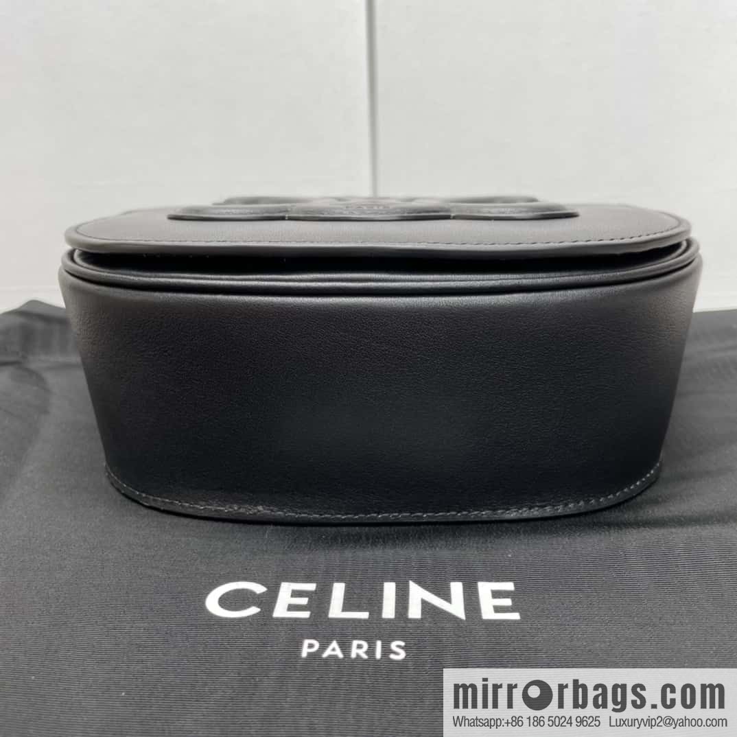 Celine CUIR TRIOMPHE handbag saddle bag 198263