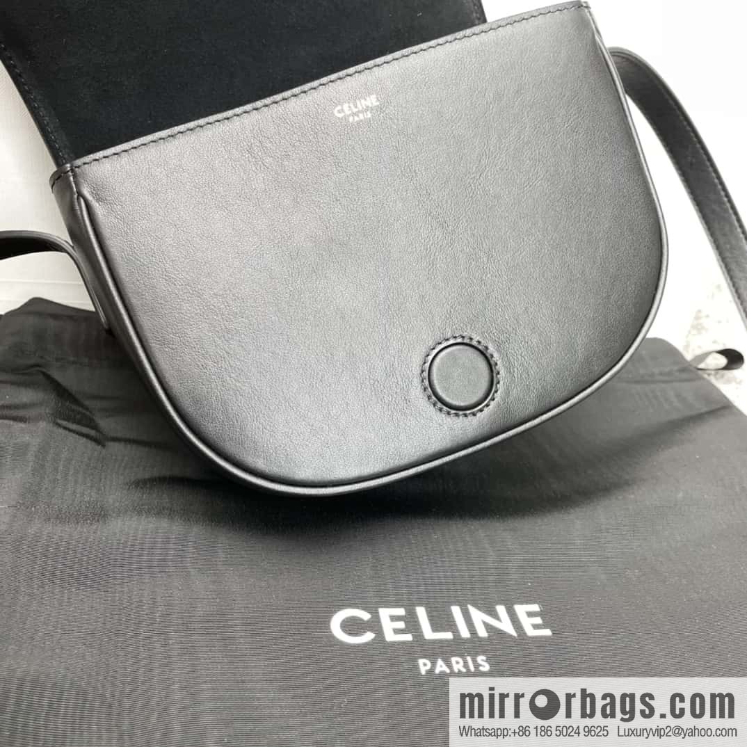 Celine CUIR TRIOMPHE handbag saddle bag 198263