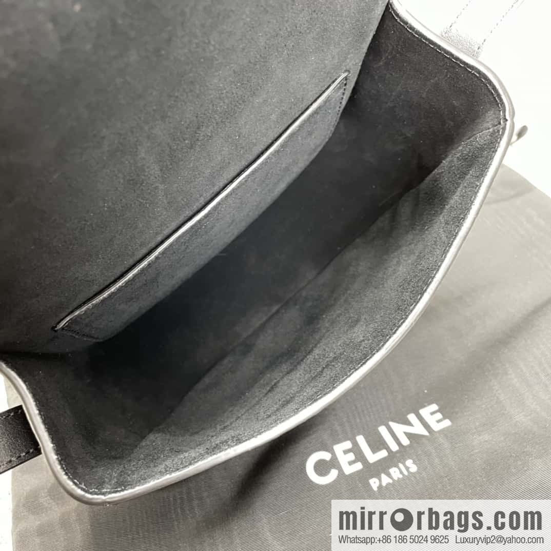 Celine CUIR TRIOMPHE handbag saddle bag 198263