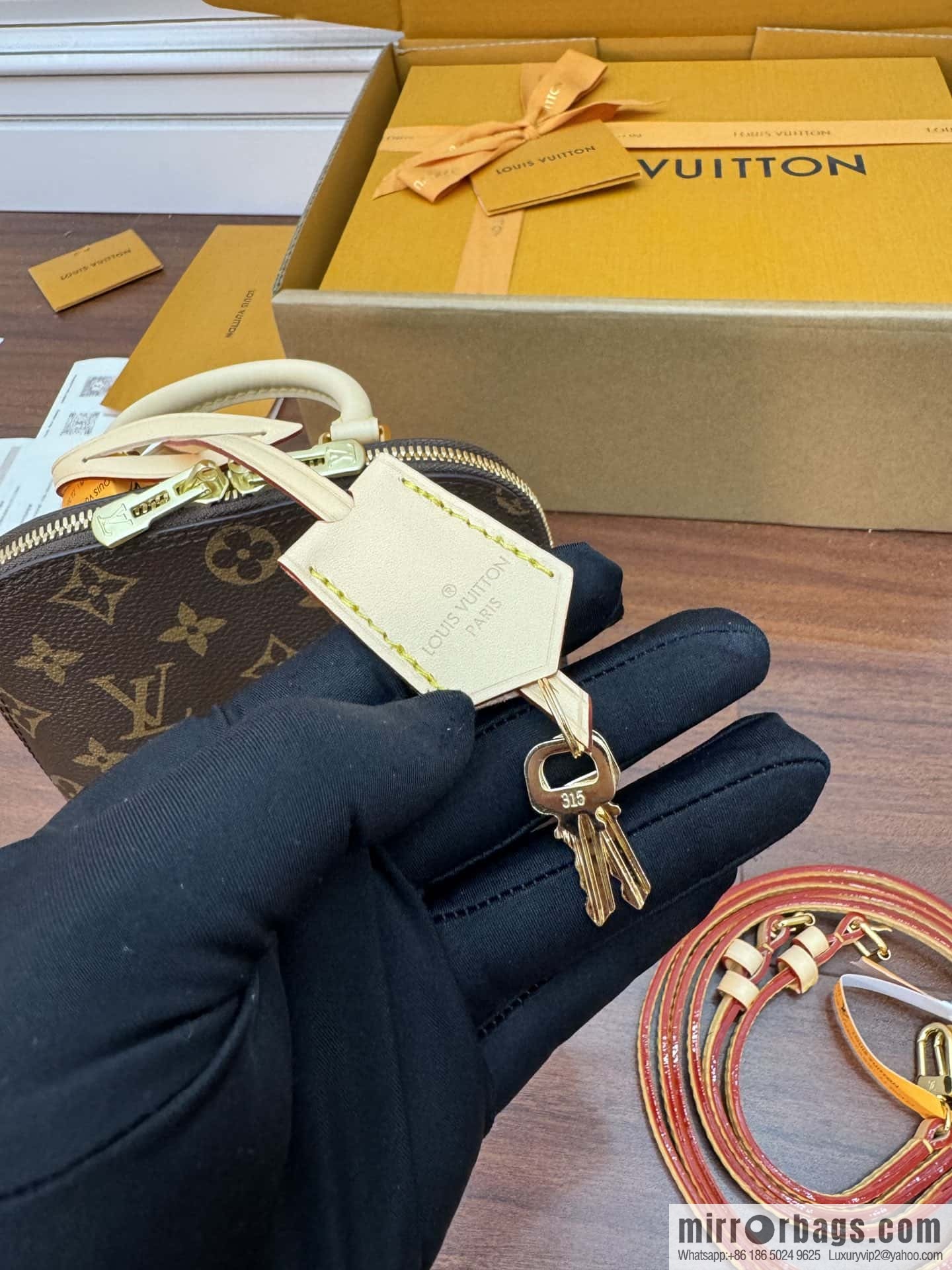 LV M47132 ALMA backpack