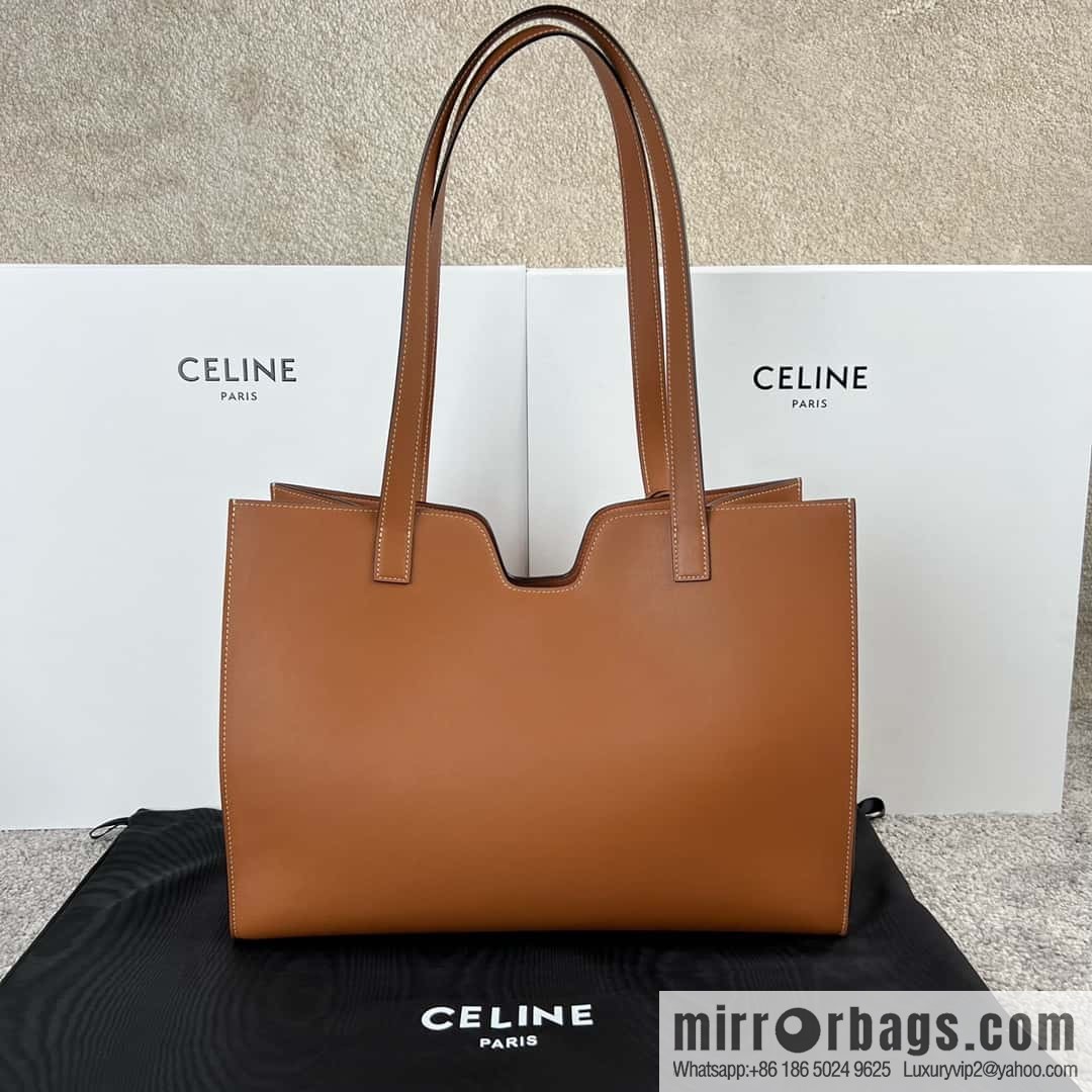 CELINE CABAS 16 smooth cow leather (fabric) handbag 112583