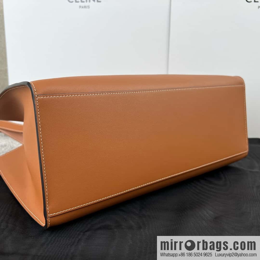 CELINE CABAS 16 smooth cow leather (fabric) handbag 112583