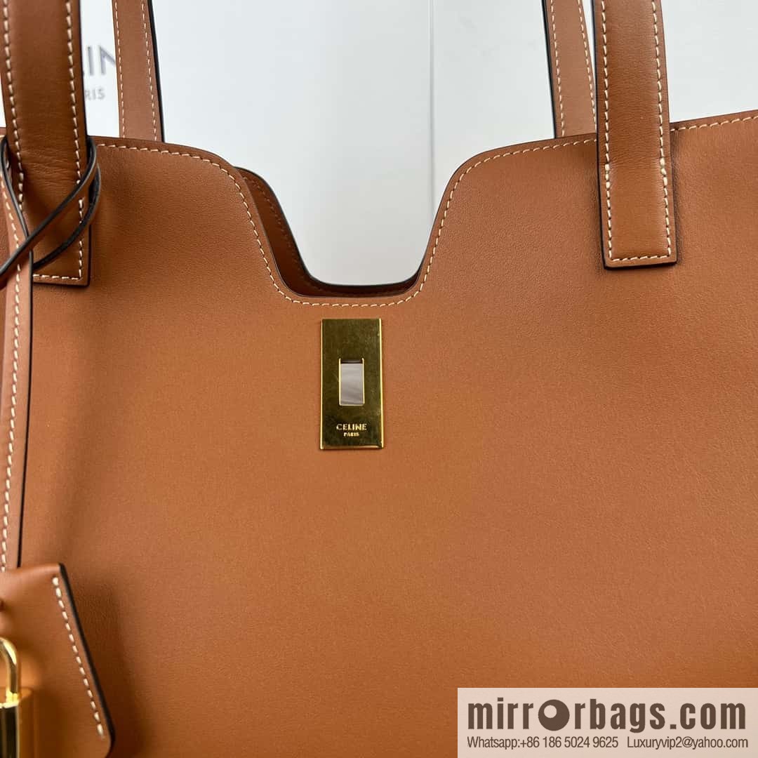 CELINE CABAS 16 smooth cow leather (fabric) handbag 112583