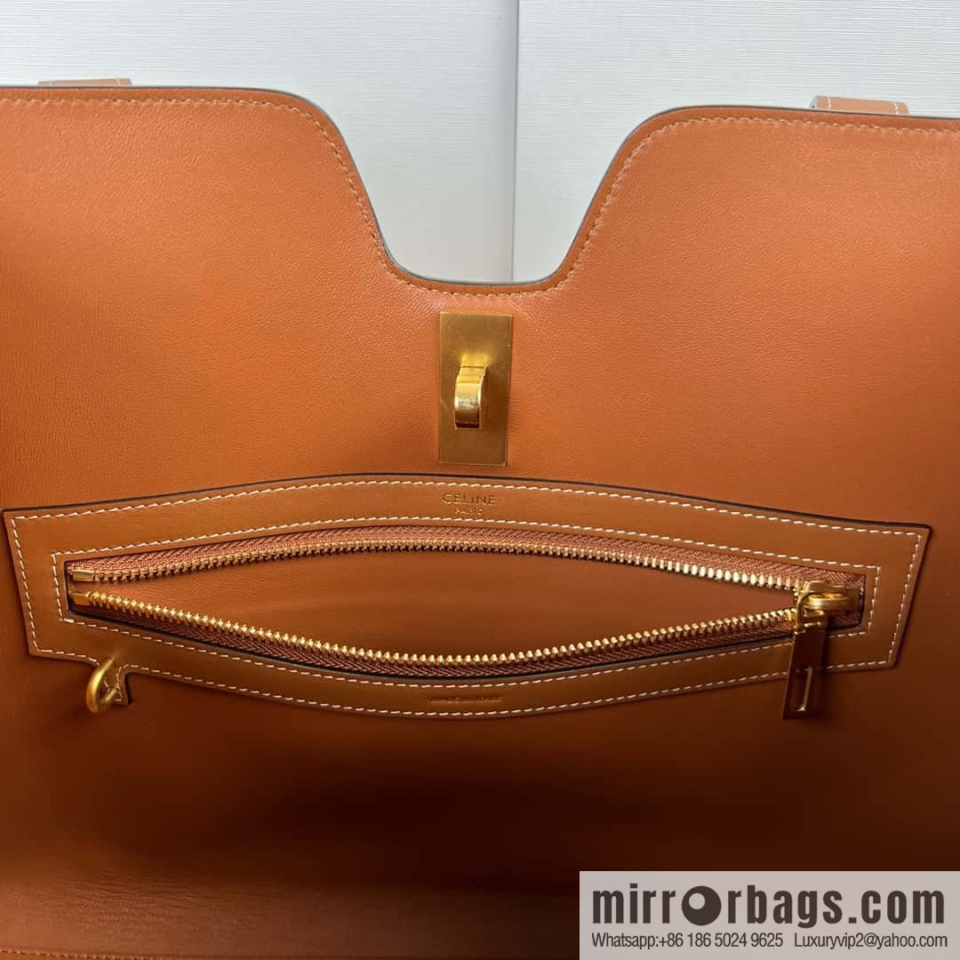 CELINE CABAS 16 smooth cow leather (fabric) handbag 112583