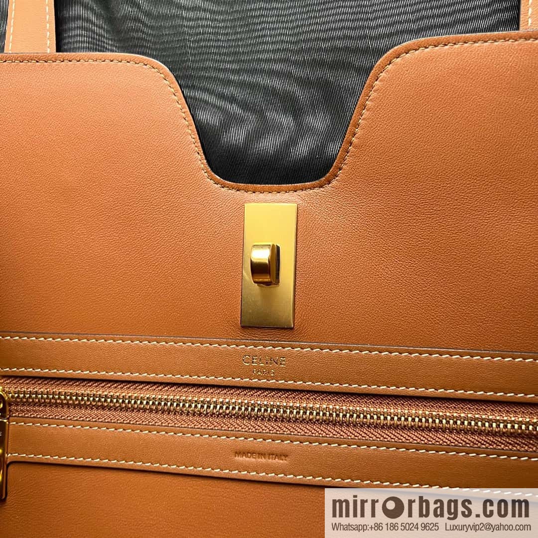 CELINE CABAS 16 smooth cow leather (fabric) handbag 112583