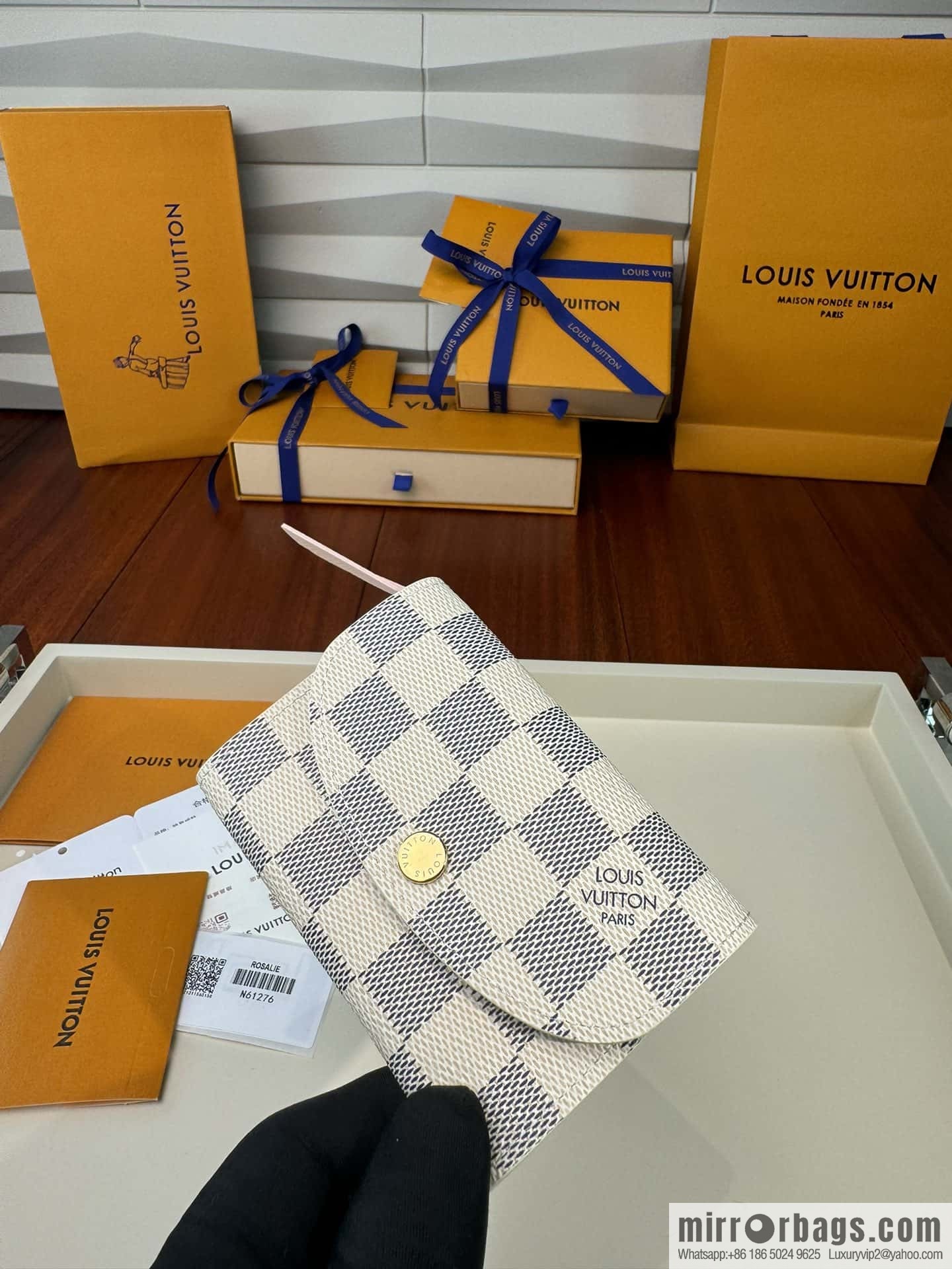 LV ROSALIE zero wallet N61276 Premium
