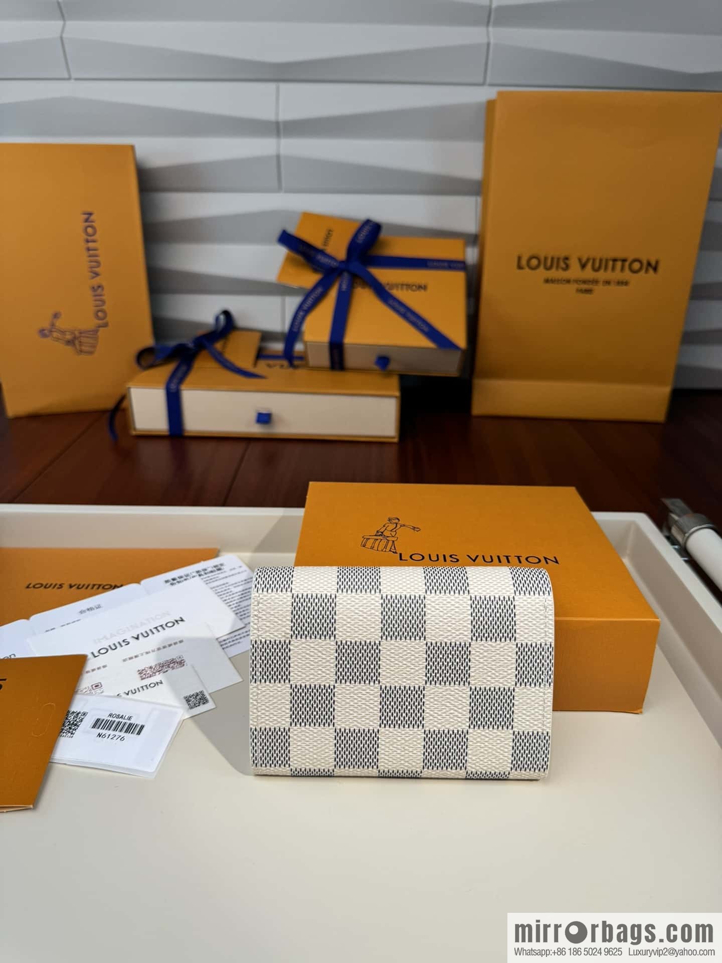 LV ROSALIE zero wallet N61276 Premium