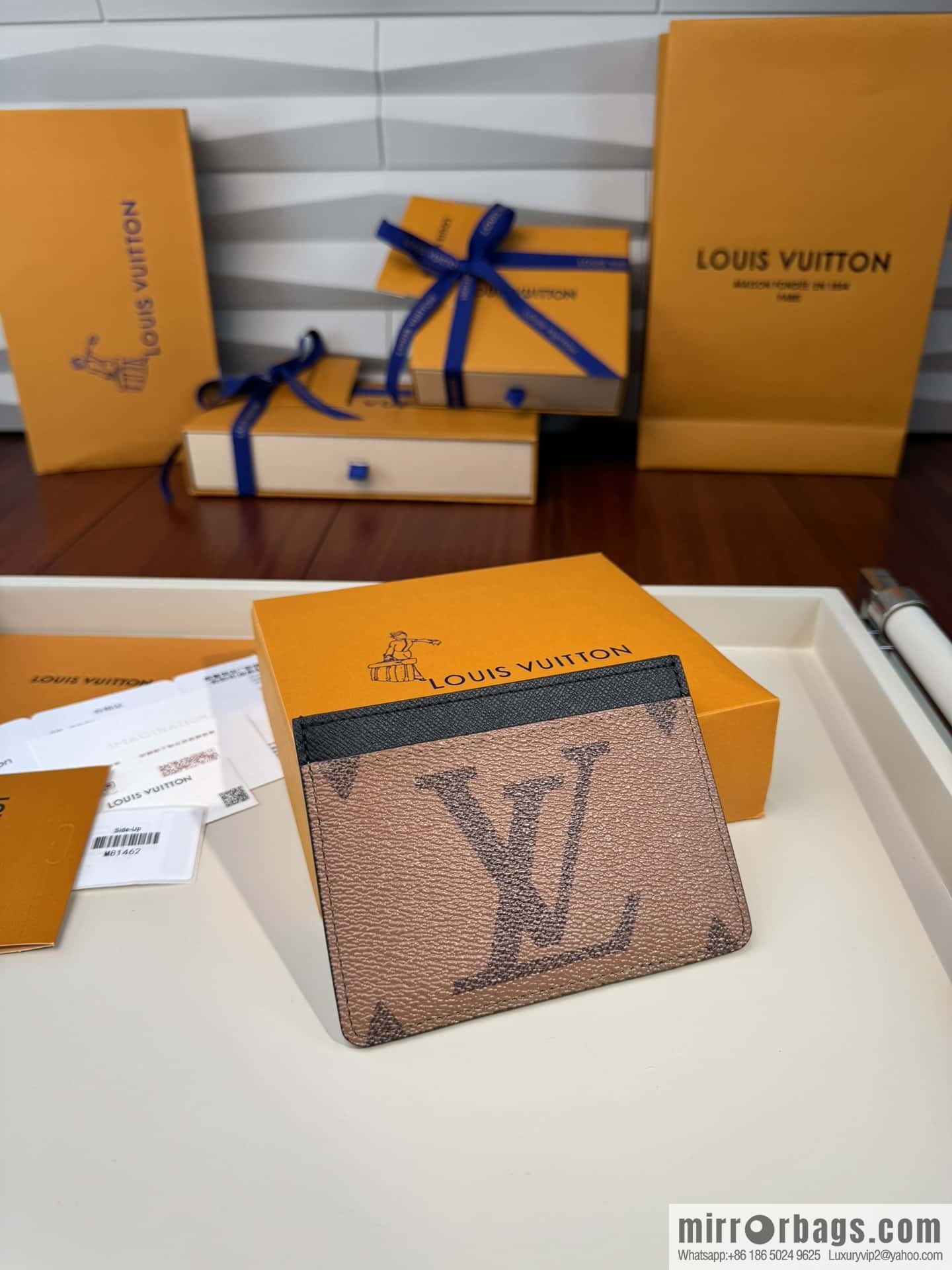 LV SIDE-UP card clip M81462 Premium