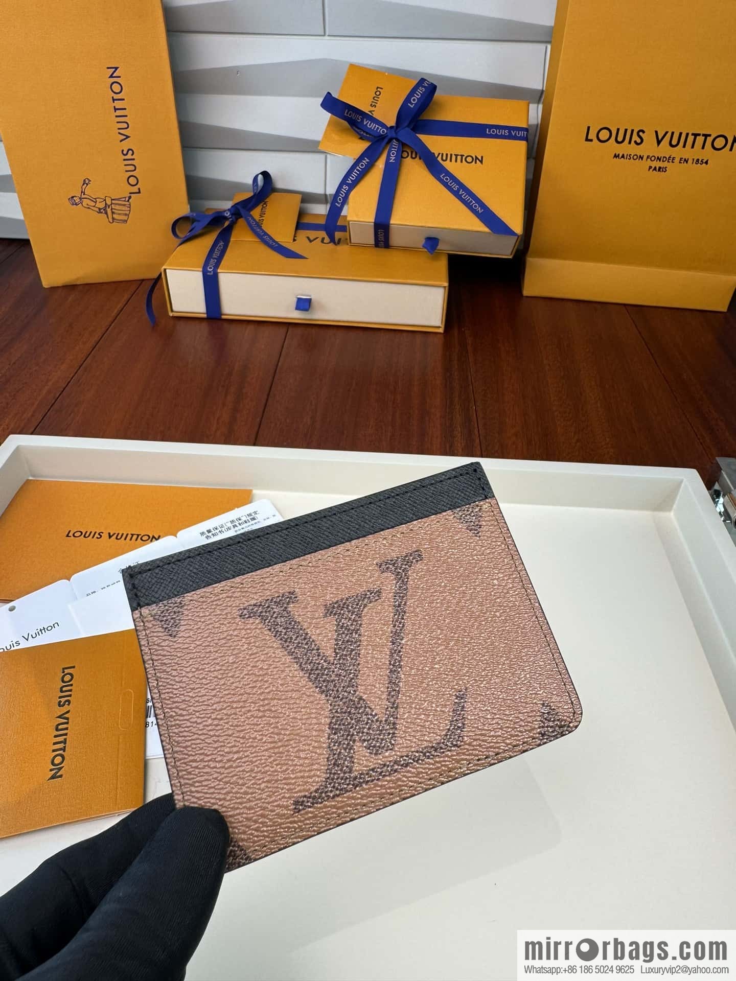 LV SIDE-UP card clip M81462 Premium