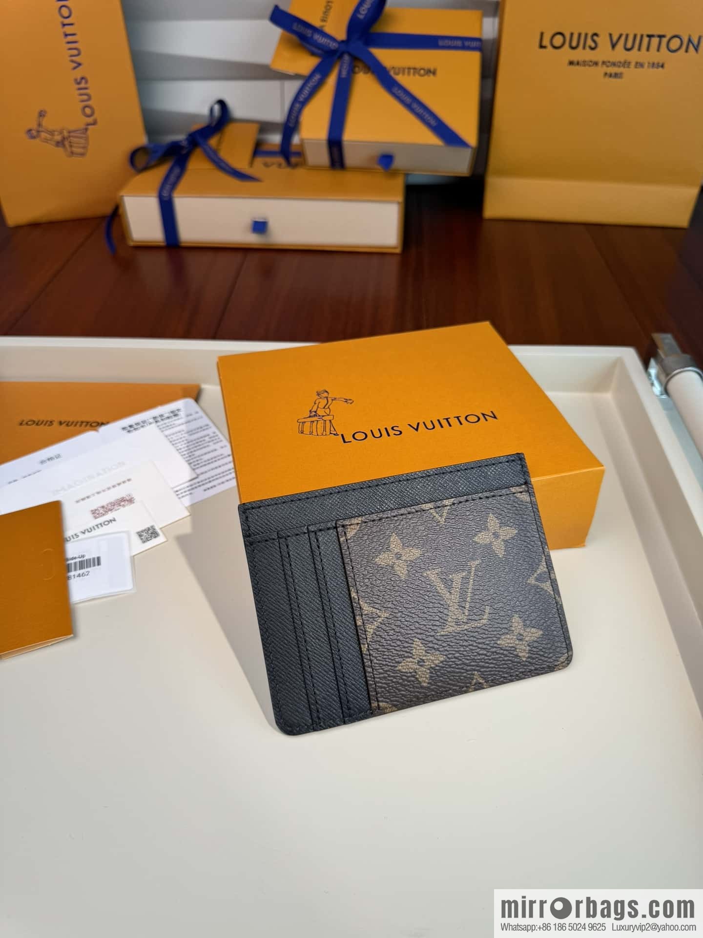 LV SIDE-UP card clip M81462 Premium