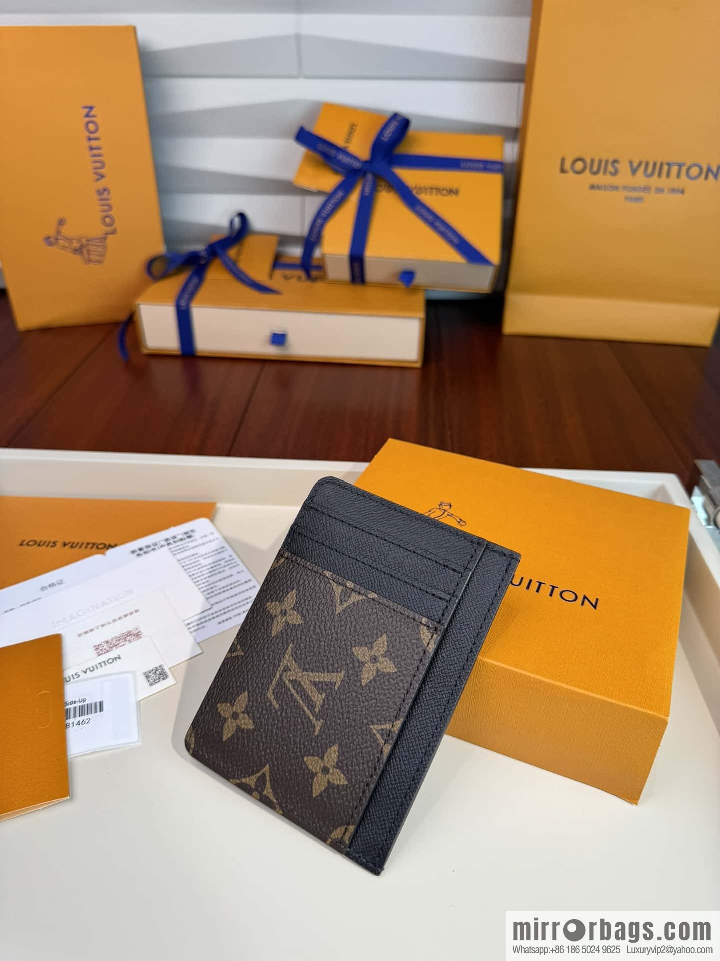 LV SIDE-UP card clip M81462 Premium