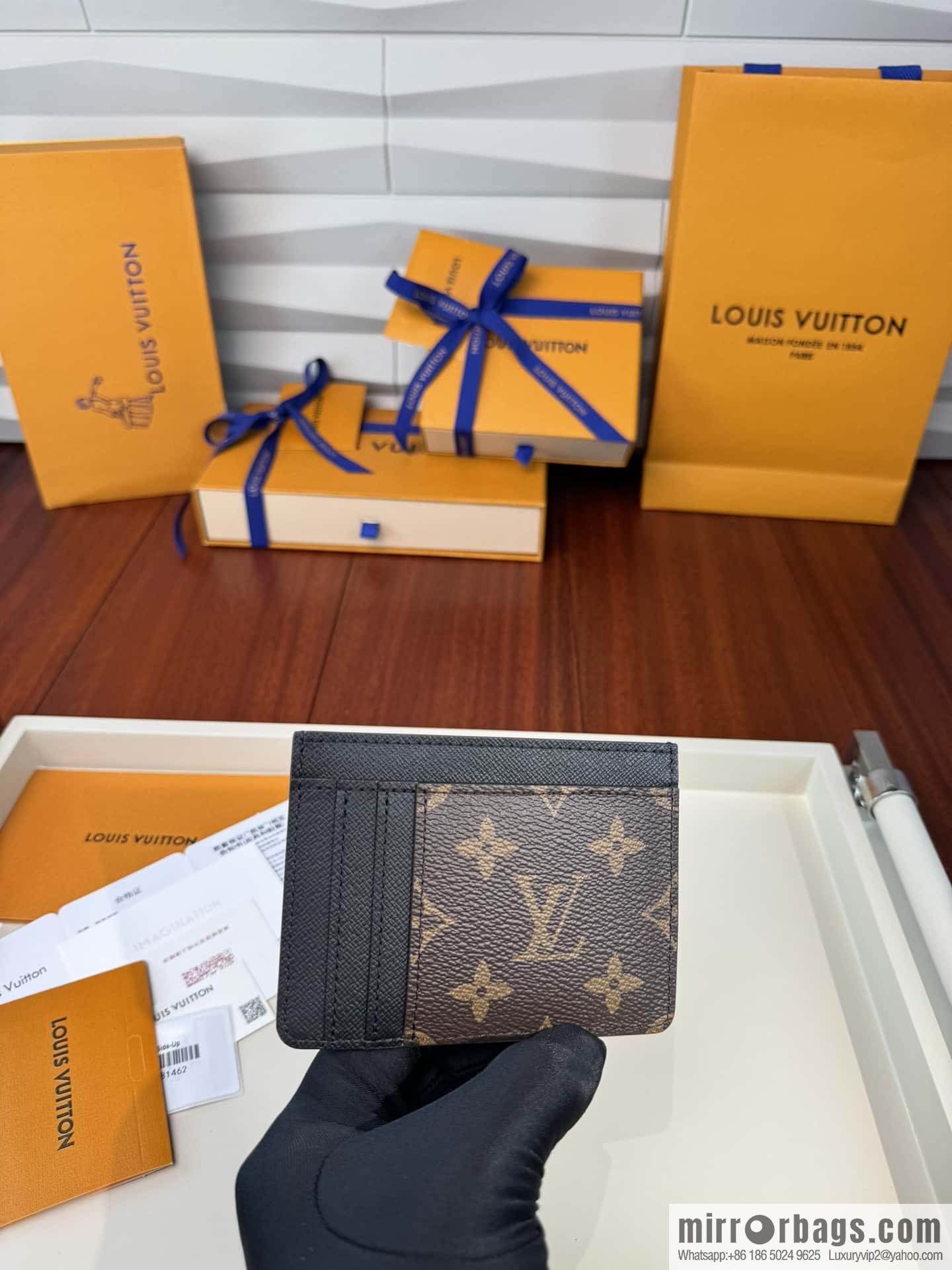 LV SIDE-UP card clip M81462 Premium