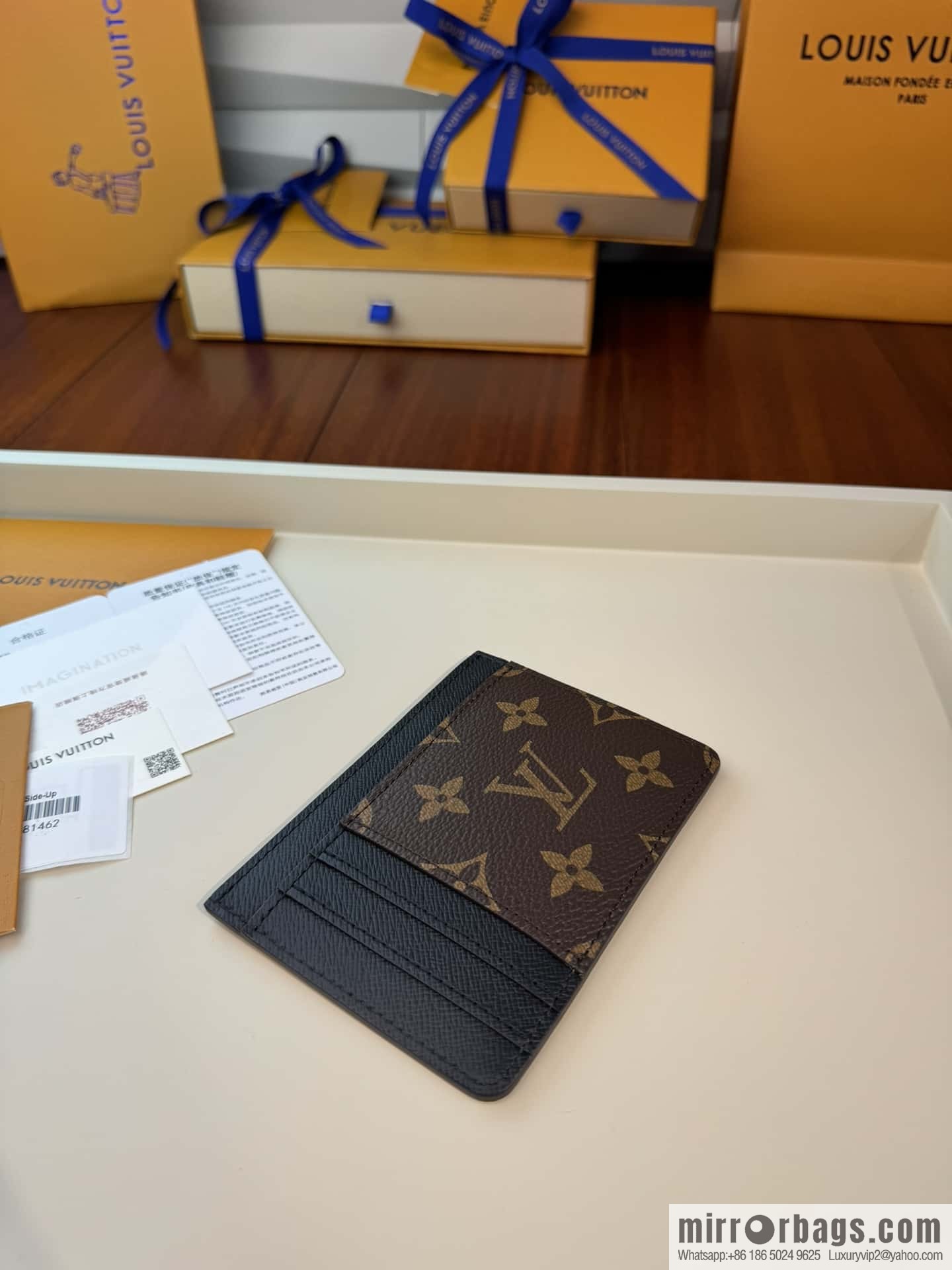 LV SIDE-UP card clip M81462 Premium