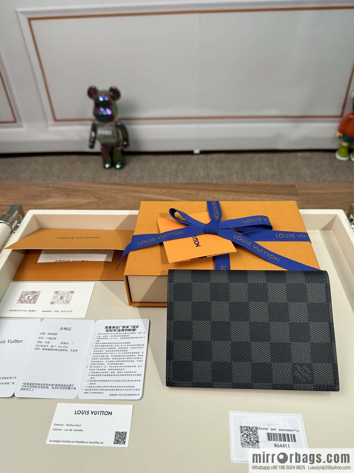 LV Passport Cover N64411 Premium
