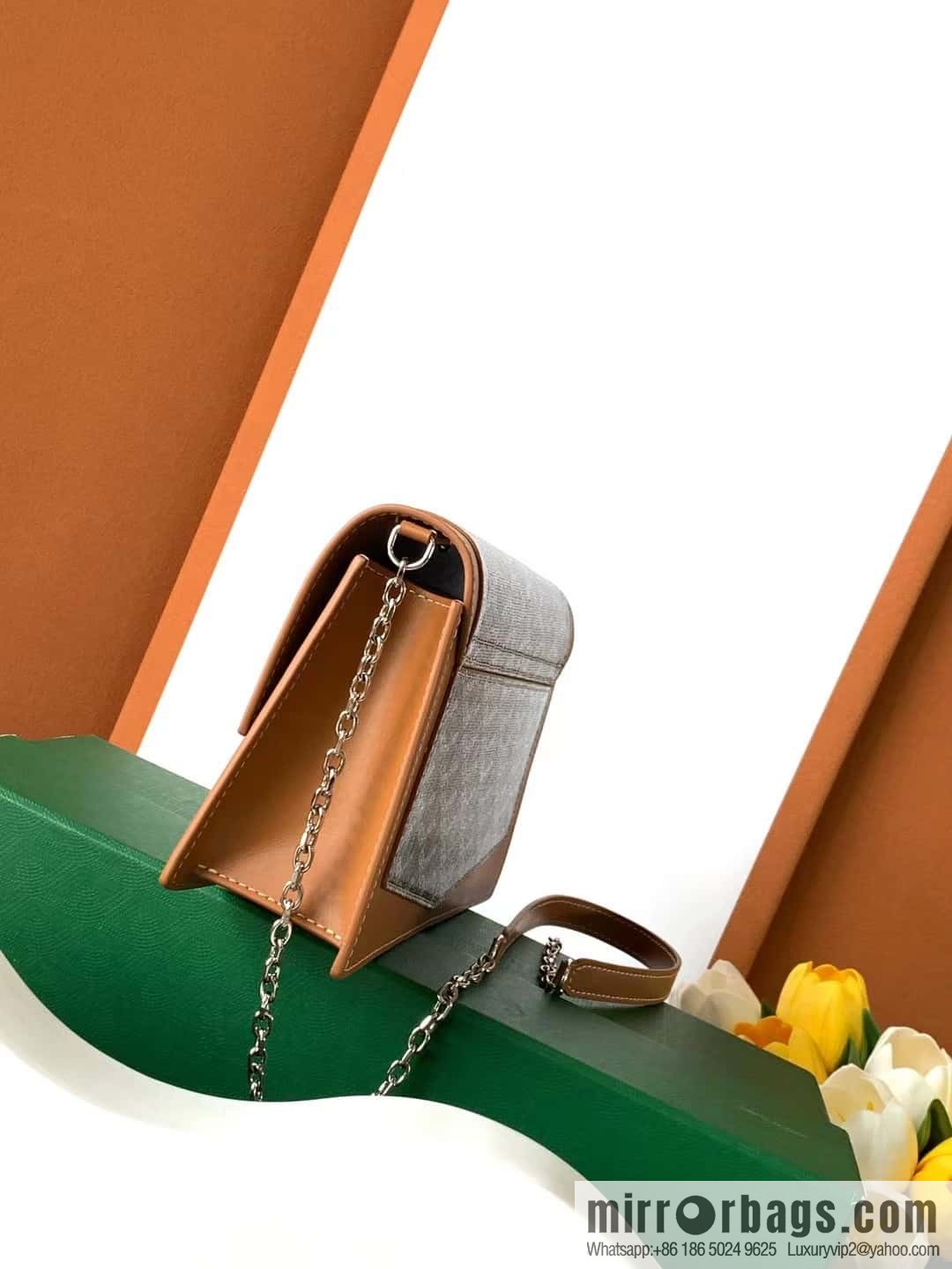 Goyard Duchess Marie-Caroline bag 020241-black and brown crossbody bag